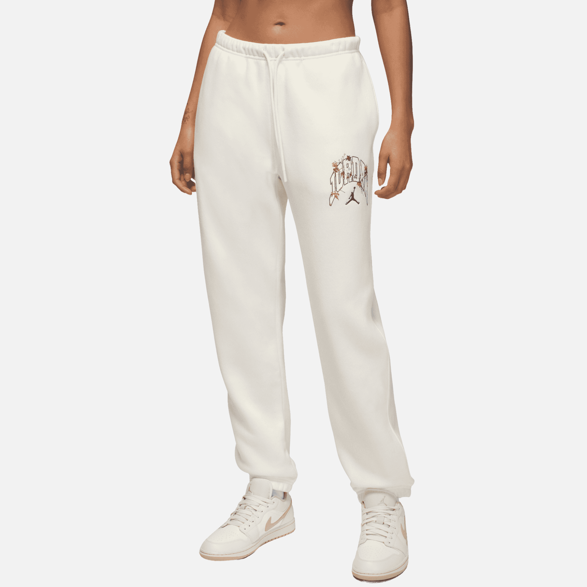 Air Jordan Women's Brooklyn Fleece Realtree Cream Pants – Puffer Reds