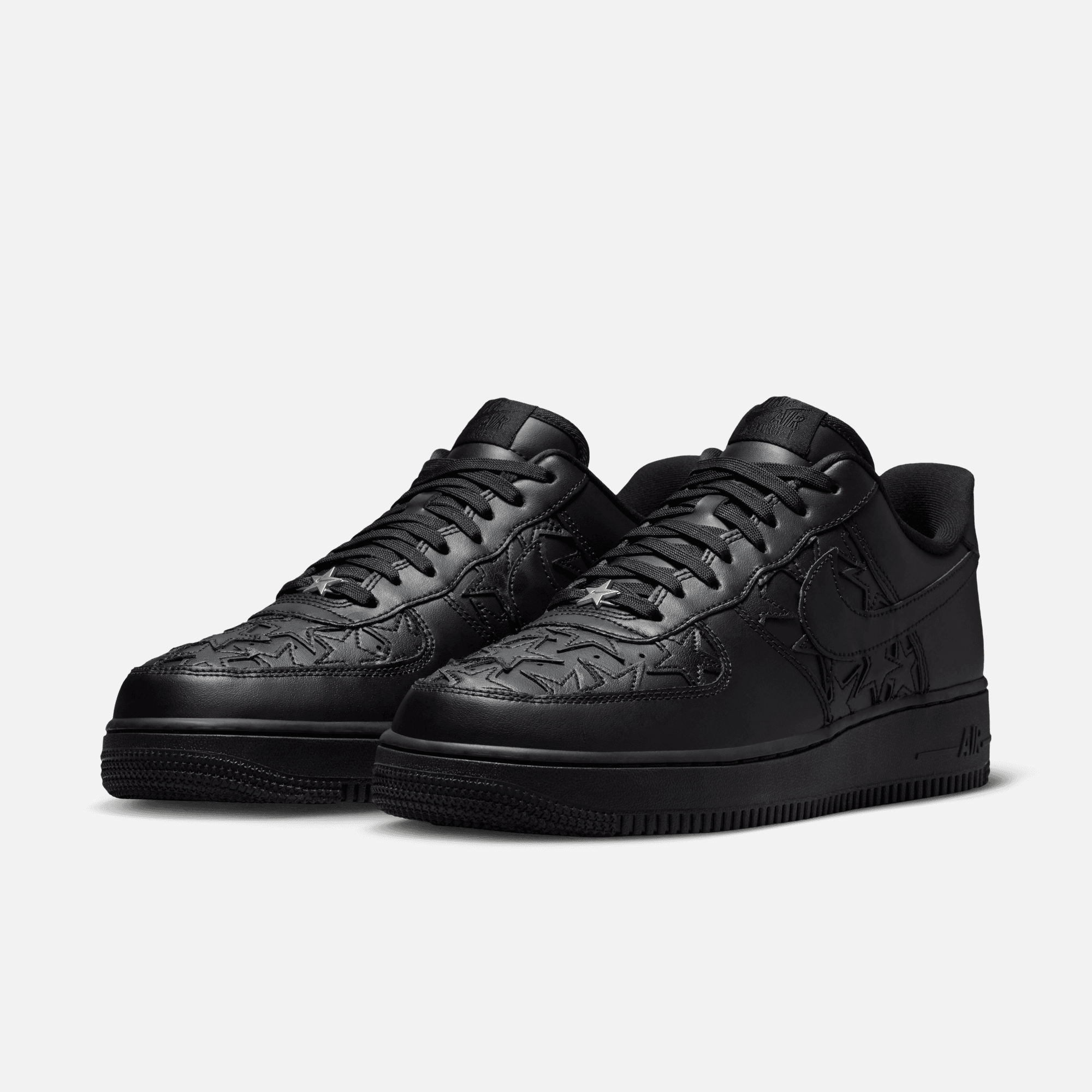 Nike Air Force 1 Low Black Stars