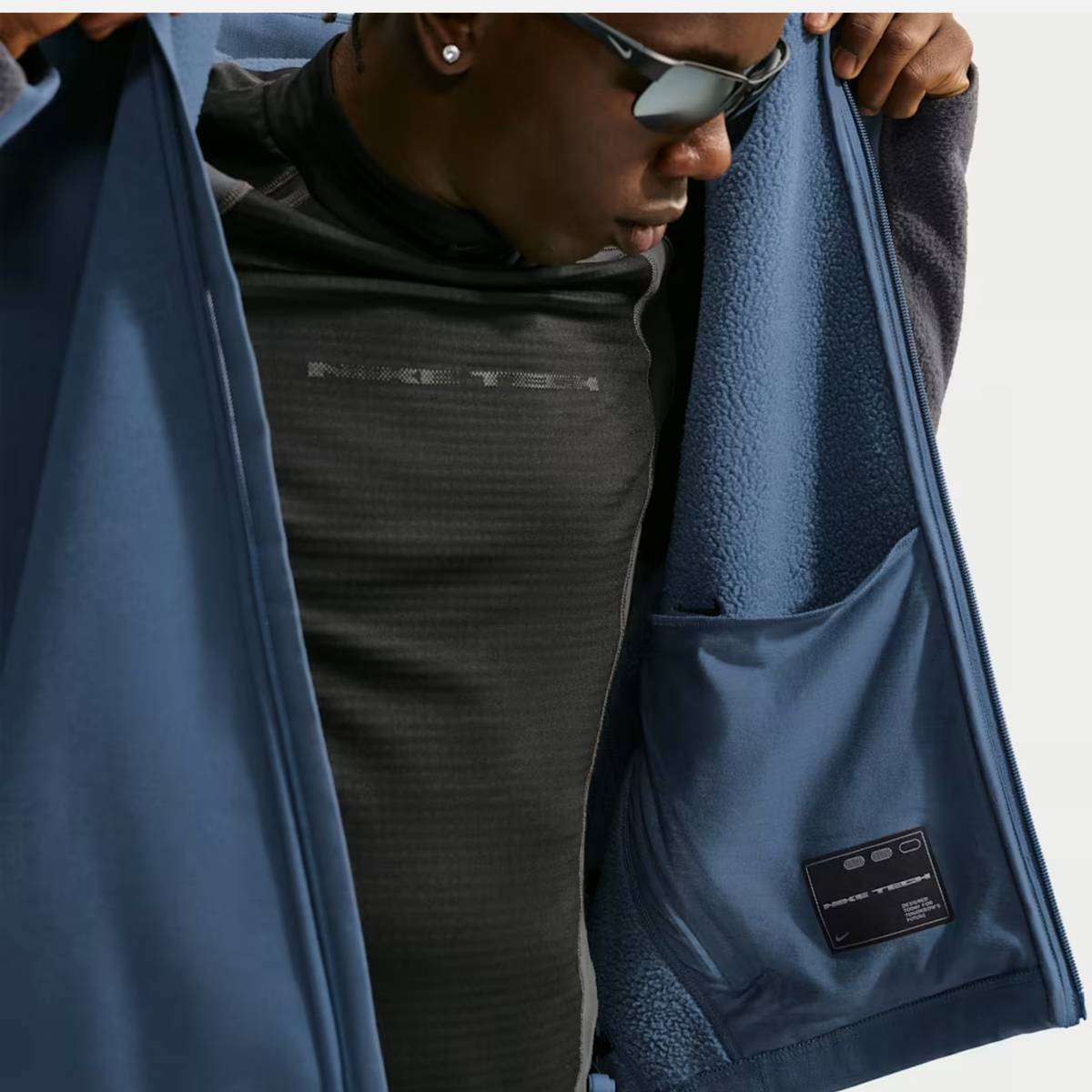 Nike Tech Boreas Therma-FIT Full-Zip Slate Blue Hoodie