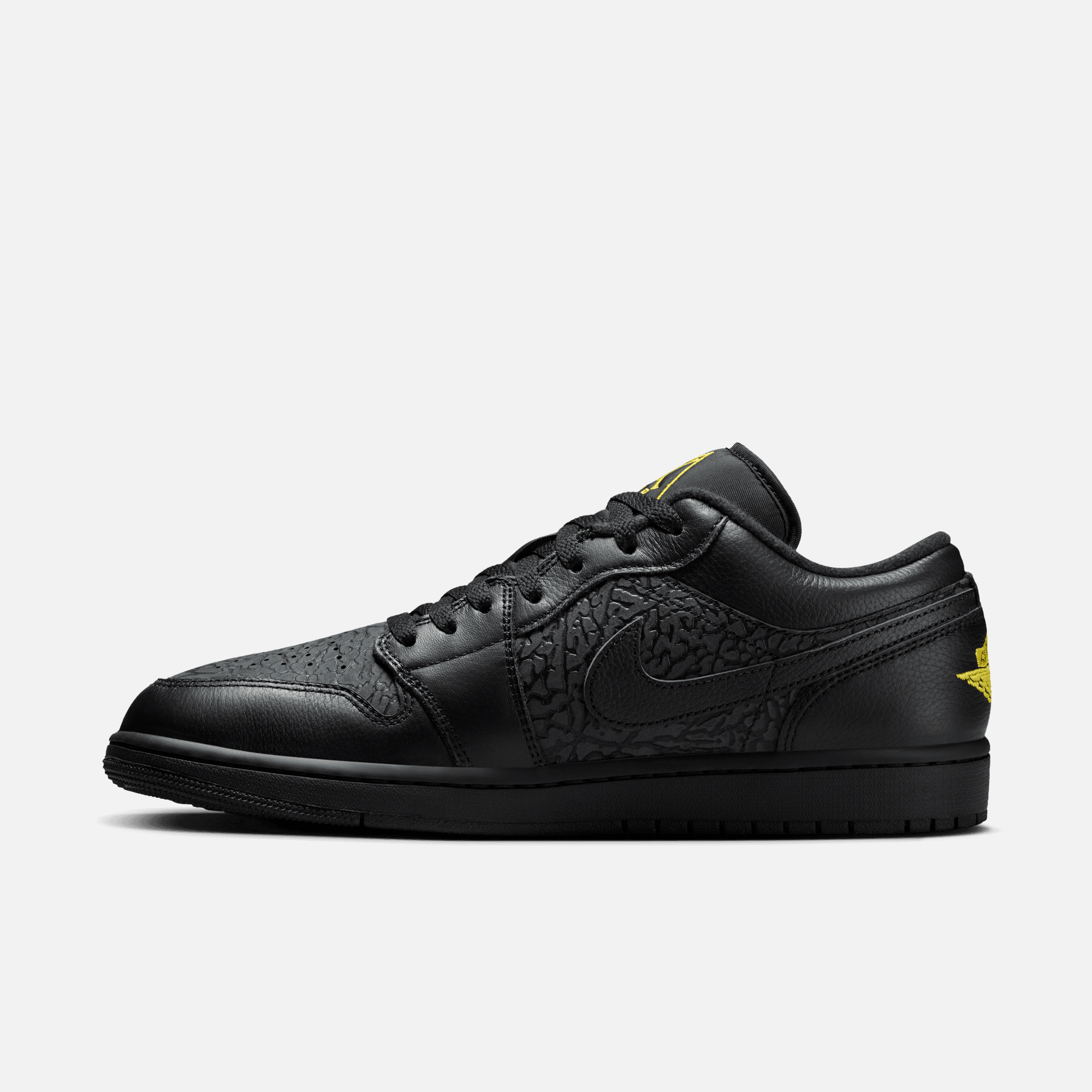 Air Jordan 1 Low Black Elephant Print