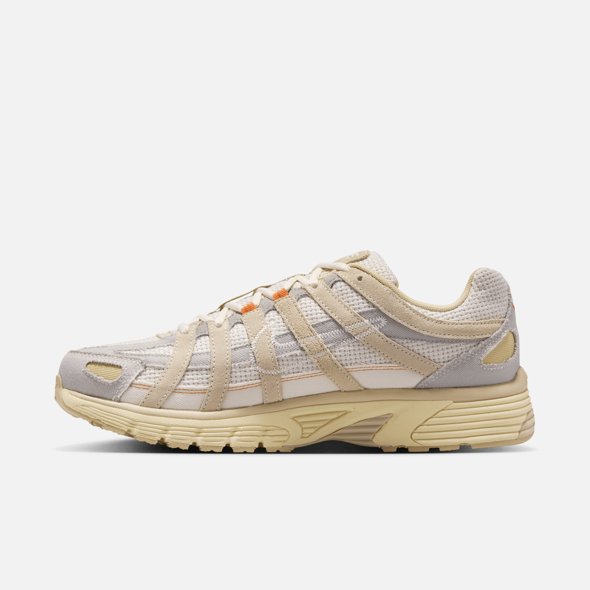 Nike P-6000 College Grey Khaki Safety Orange