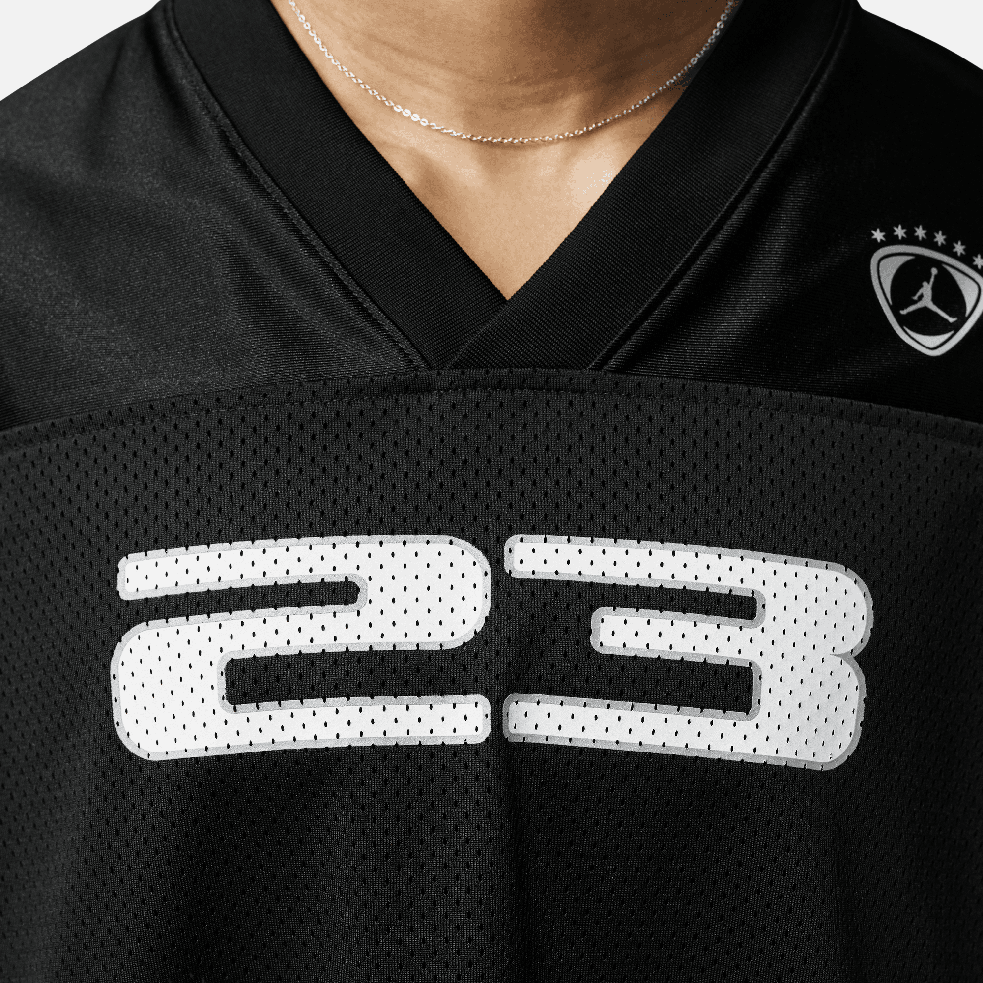 Air Jordan Women's Black Jersey Top