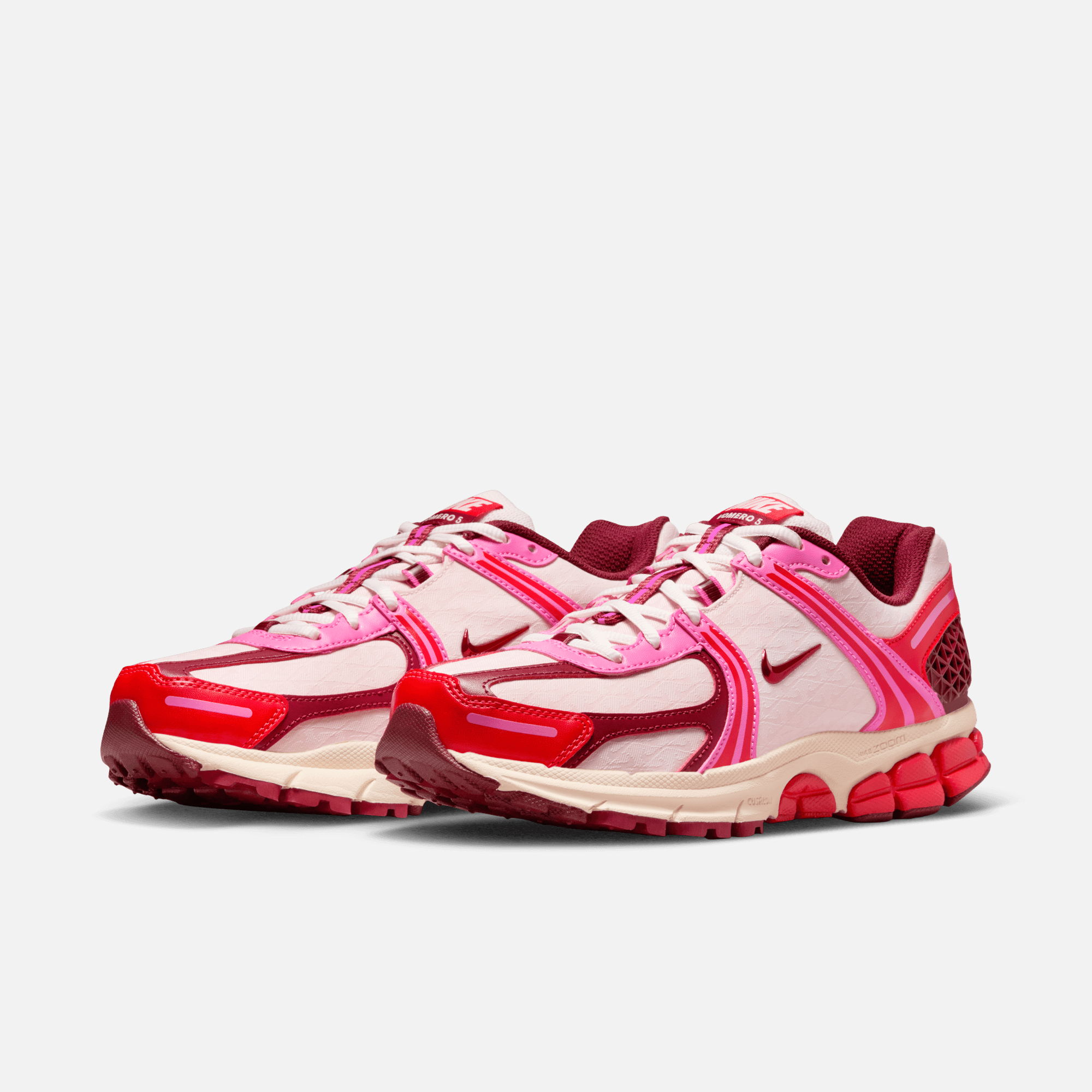 Nike Women's Zoom Vomero 5 Light Soft Pink Team Red