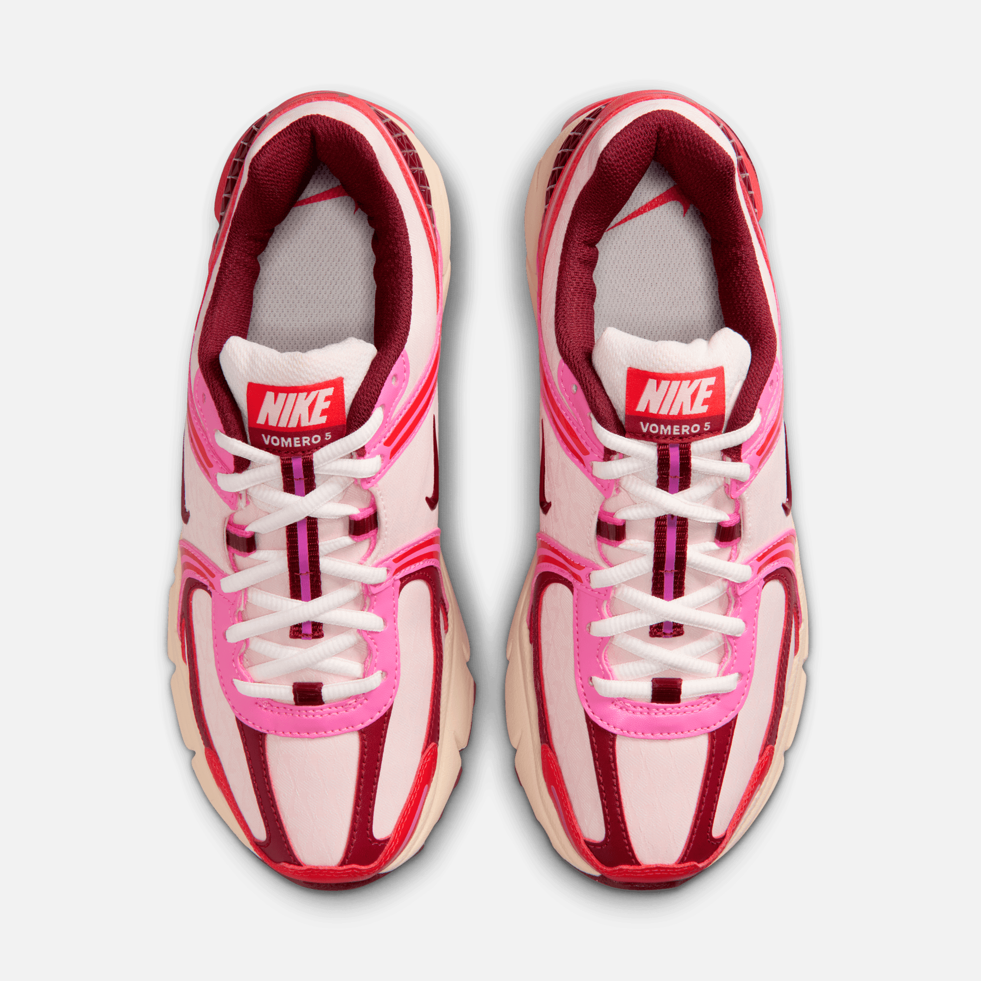 Nike Women's Zoom Vomero 5 Light Soft Pink Team Red