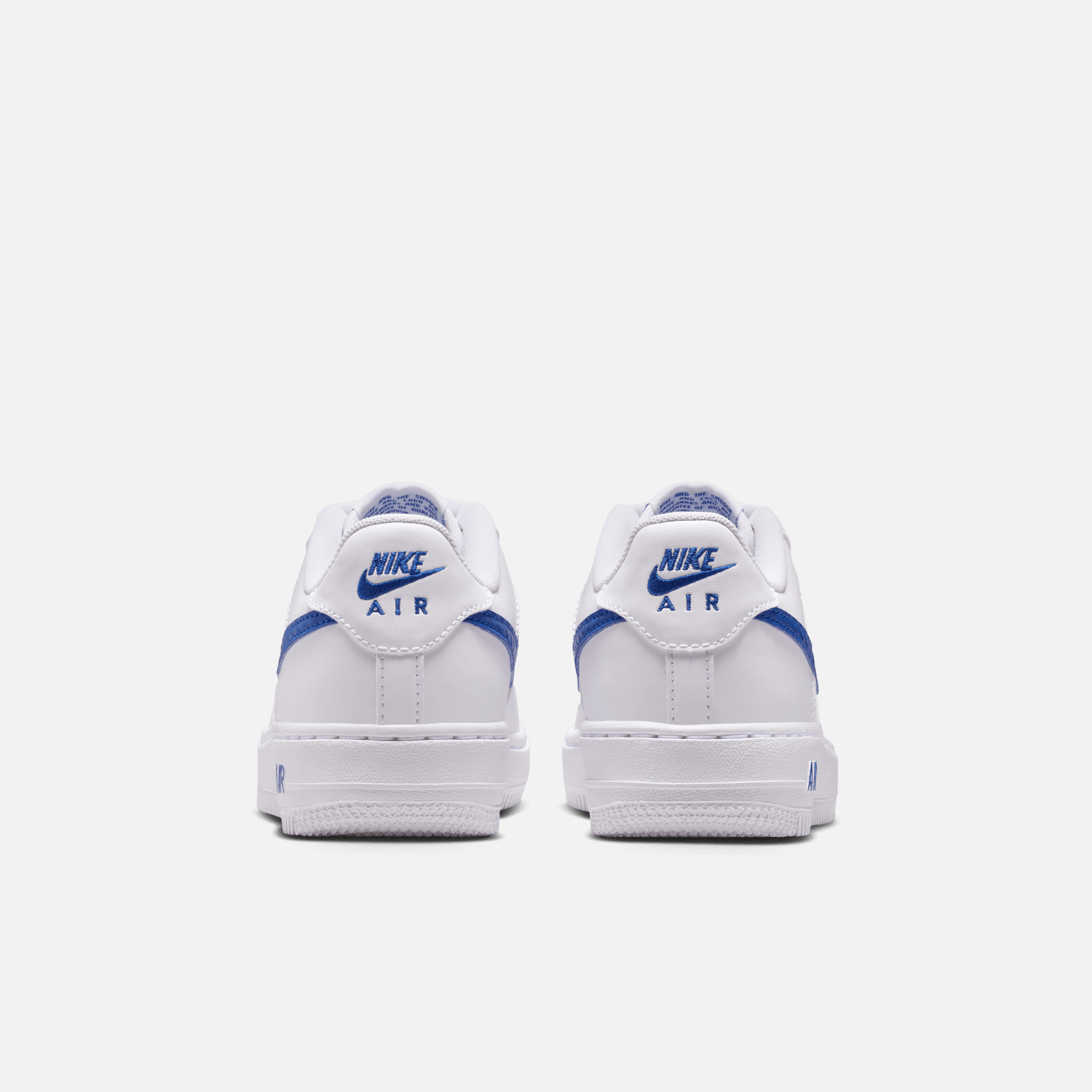 Nike Big Kids' Air Force 1 Low Tech Essential White Game Royal (GS)