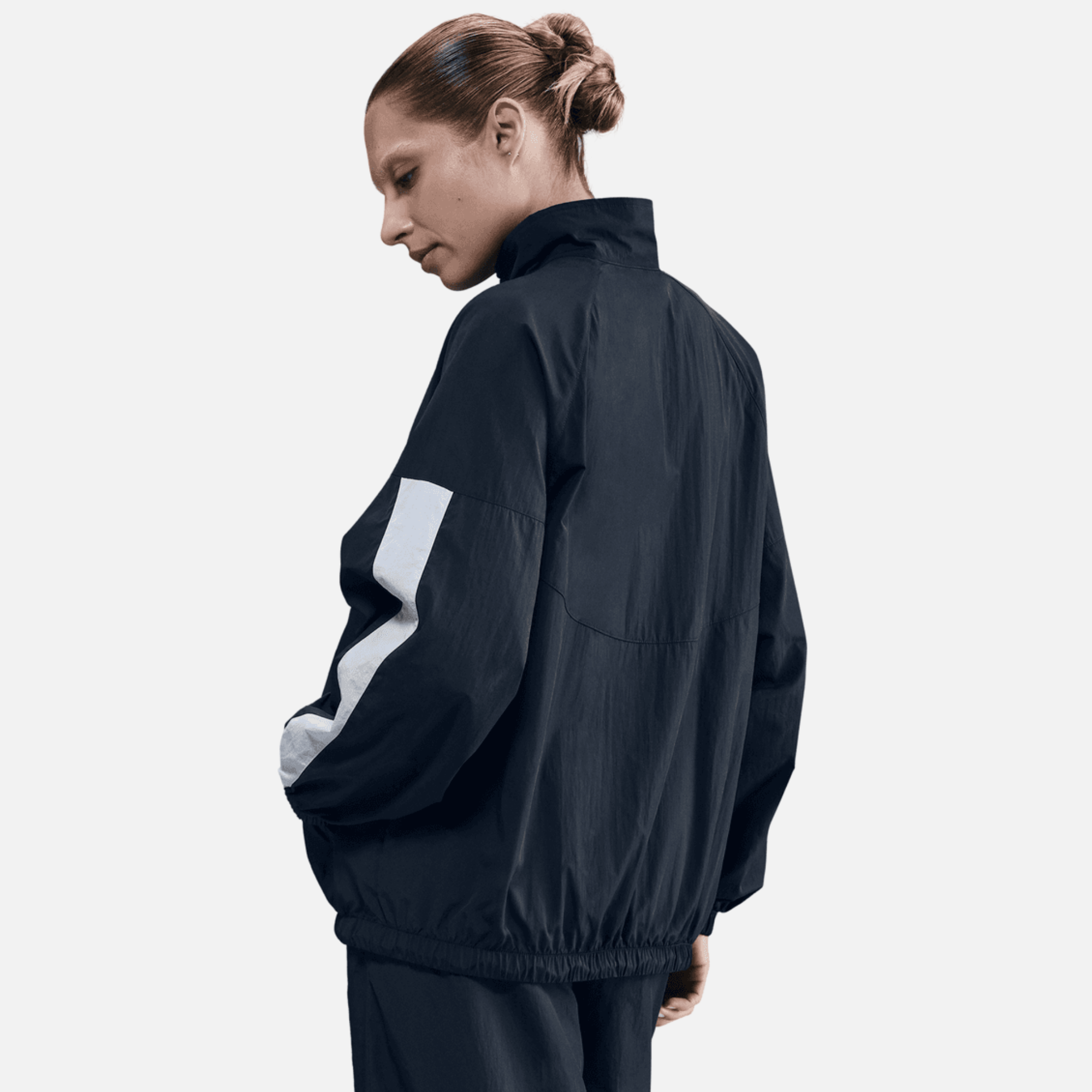Nike Sportswear Women's Windrunner Oversized Navy Jacket