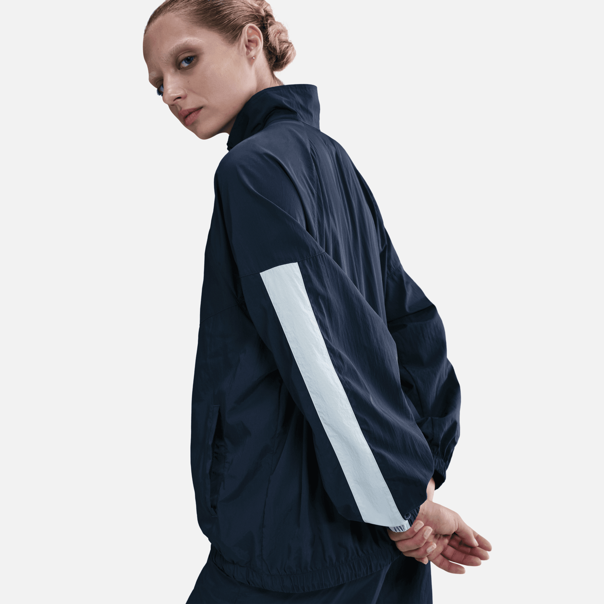 Nike Sportswear Women's Windrunner Oversized Navy Jacket
