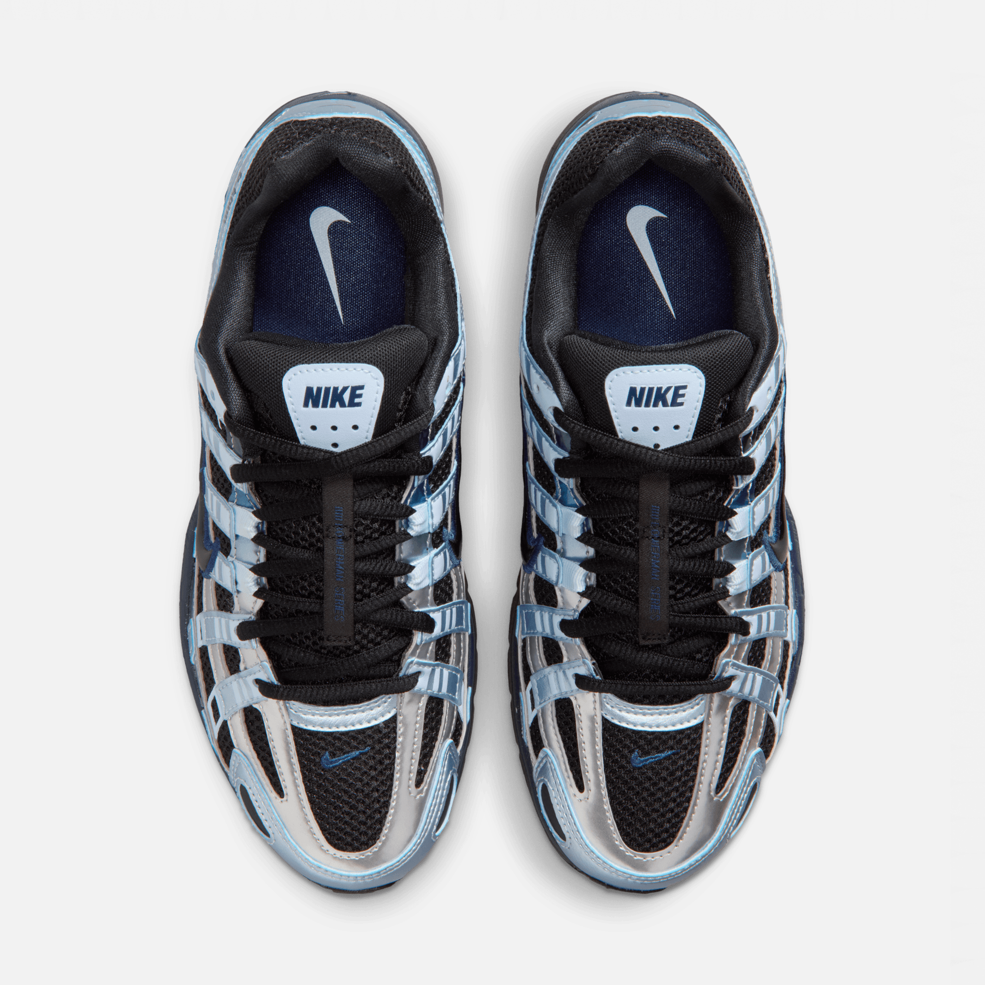 Nike Women's P-6000 Black Hydrogen Blue