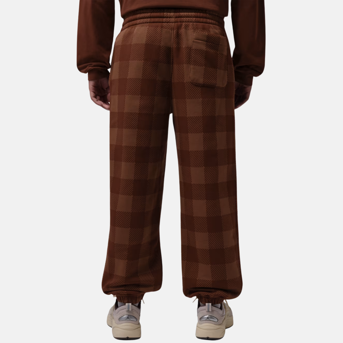 Air Jordan Brooklyn Brushed Fleece Brown Cuffed Pants