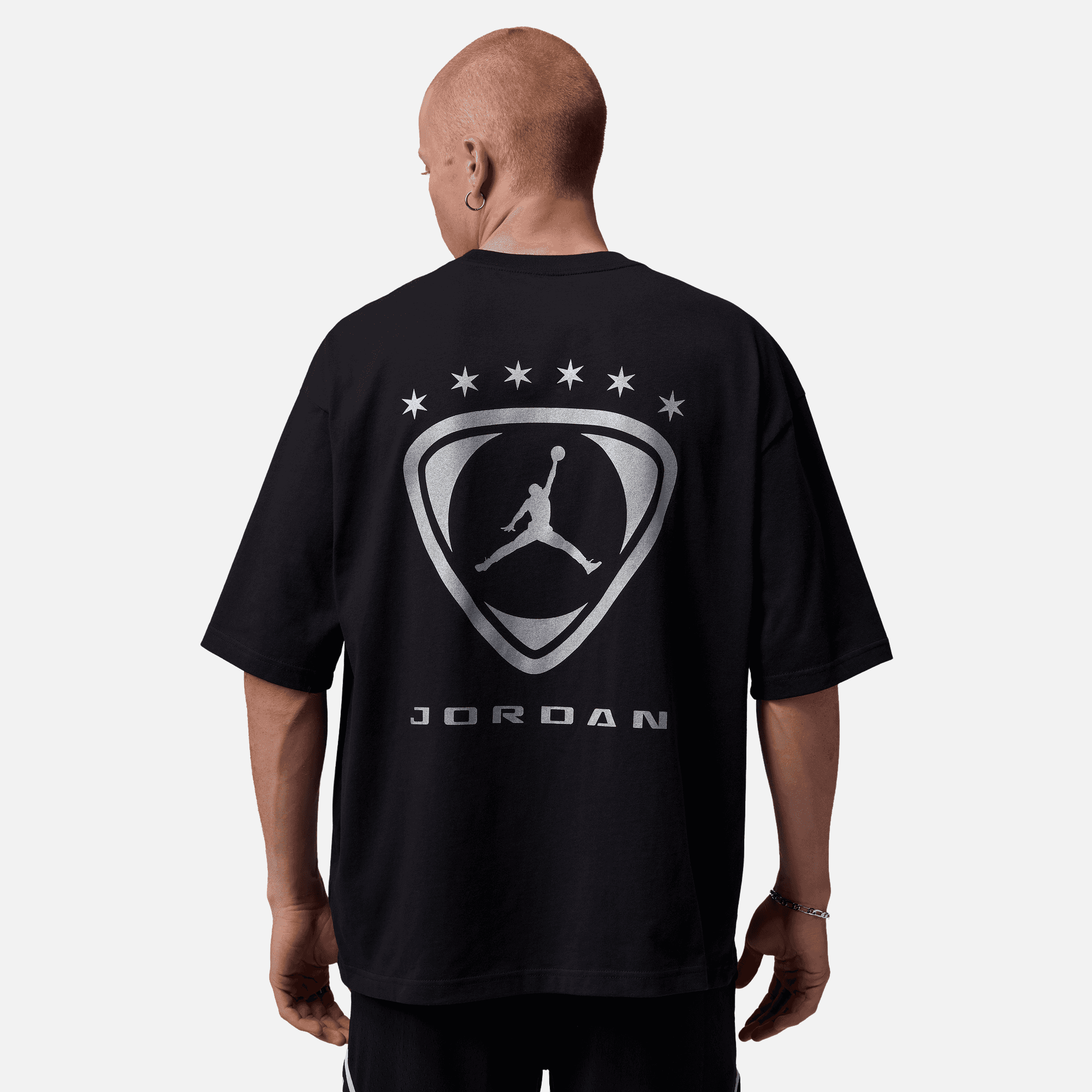 Air Jordan Brooklyn Black Logo T-Shirt