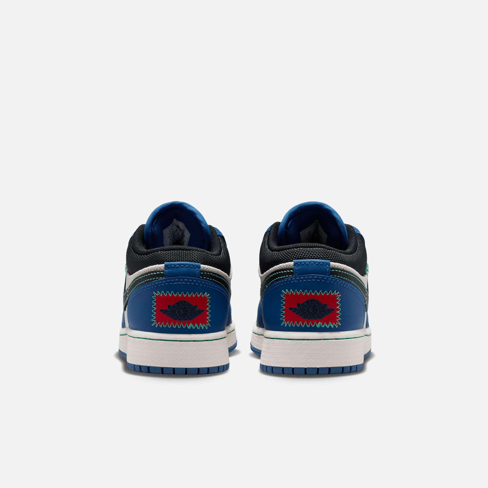 Air Jordan Big Kids' 1 Low SE True Blue Black (GS)