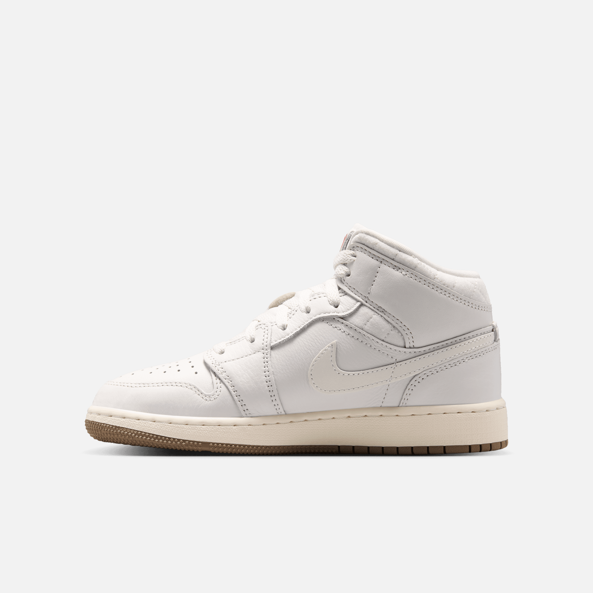 Air Jordan Big Kids' 1 Mid SE Phantom Sail (GS)