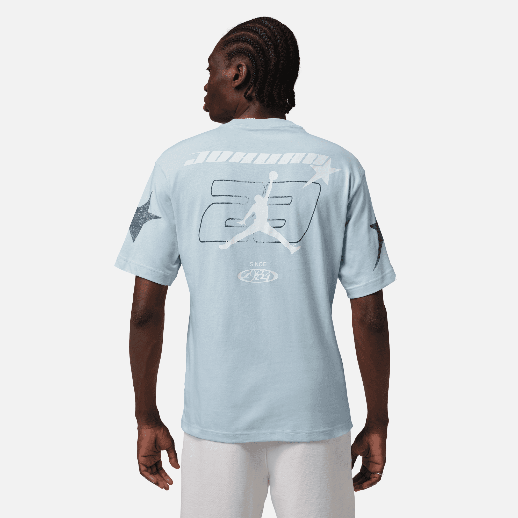 Air Jordan Aura Blue Star Graphic T-Shirt
