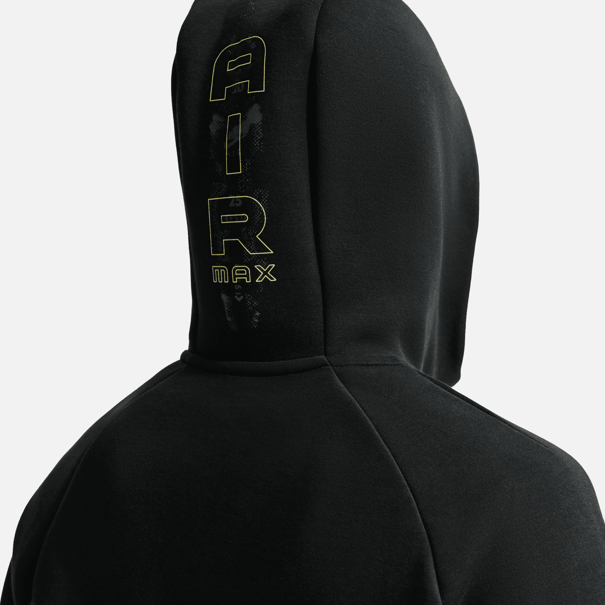 Nike Tech Black Neon Fleece Full-Zip Windrunner Jacket