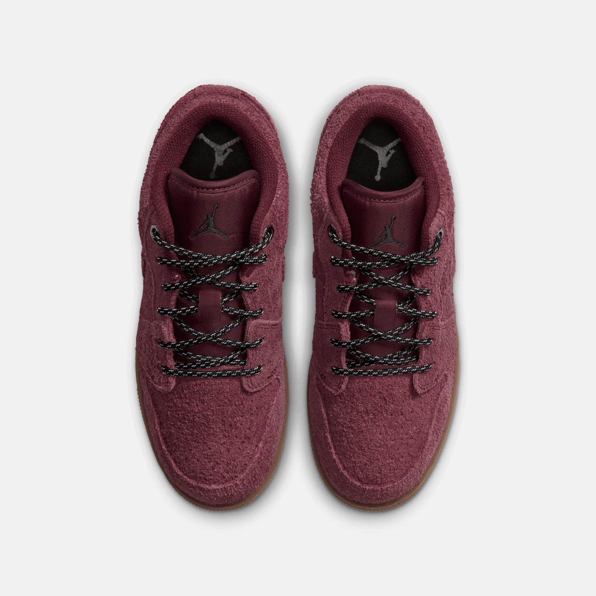 Air Jordan Big Kids' 1 Low Dark Team Red Gum (GS)