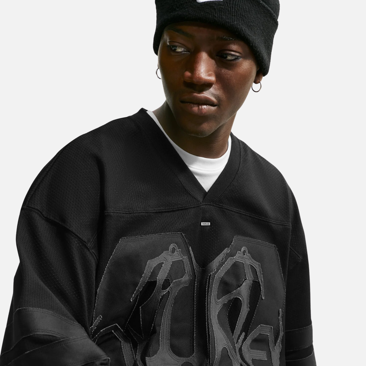 Nike Sportswear 00 Black Knit Oversized Jersey