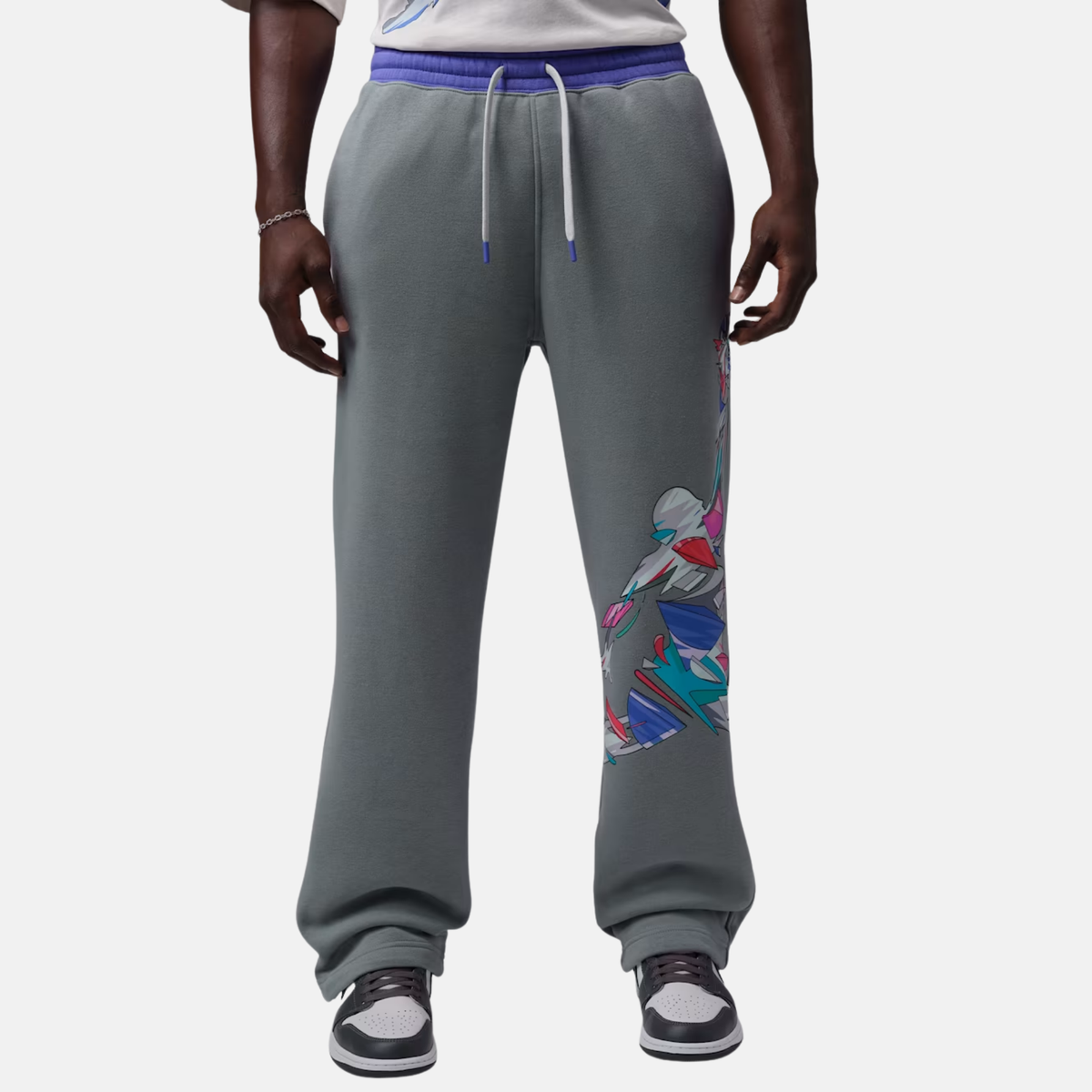 Air Jordan Brooklyn Fleece Grey Violet Pants