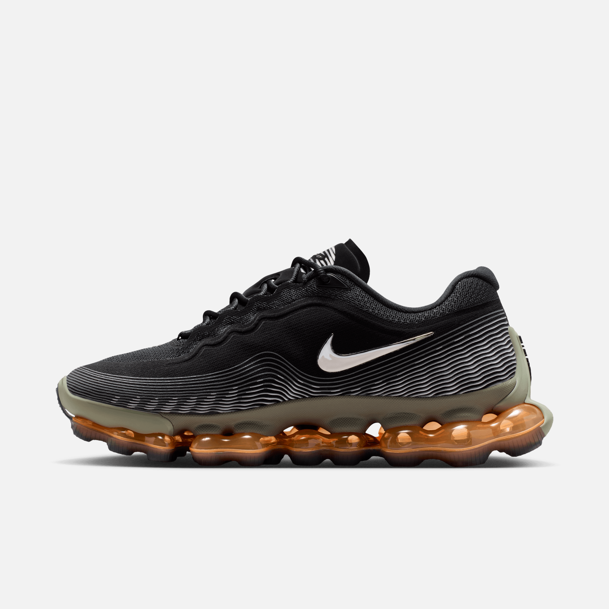 Nike Air Liquid Max Black Metallic Silver Light Army