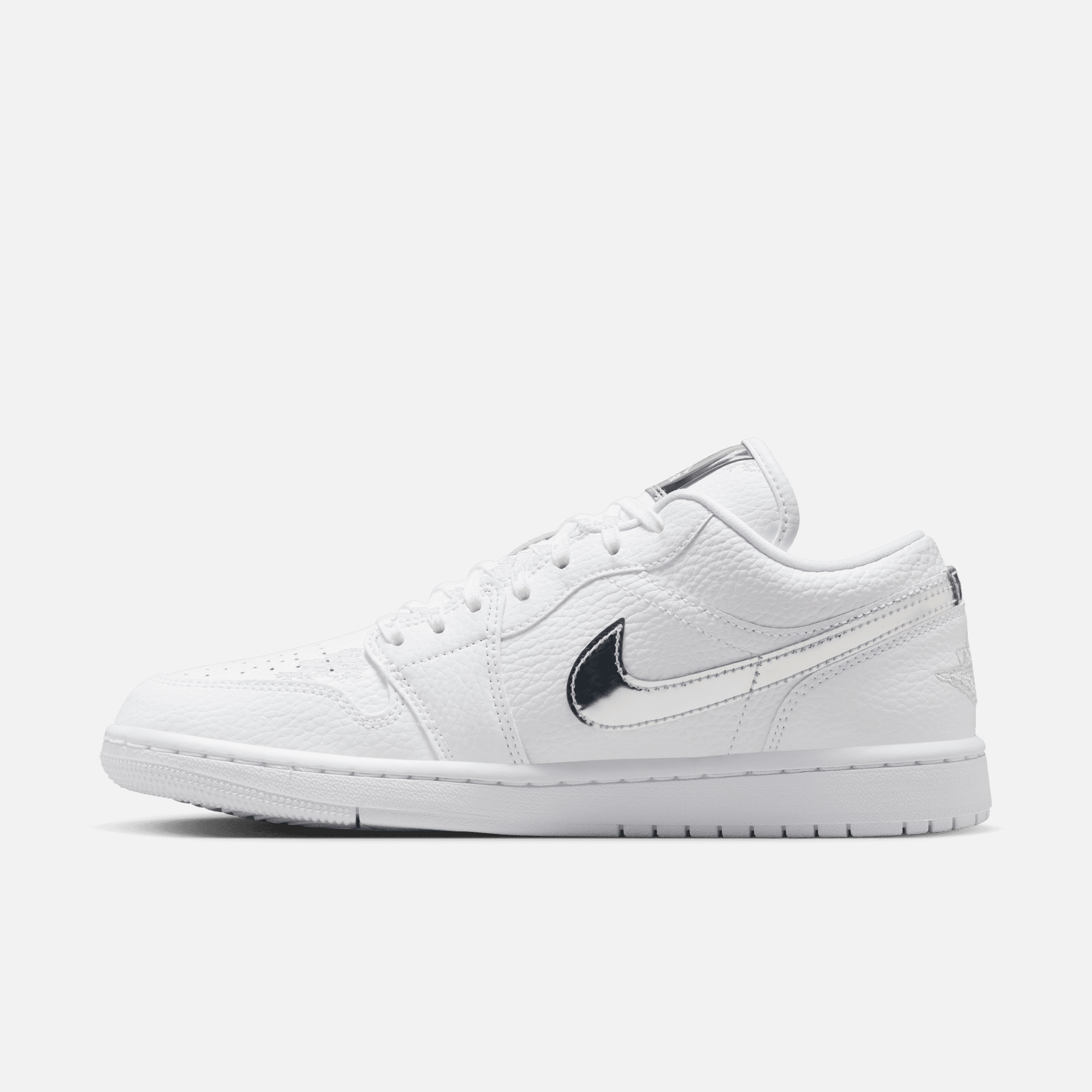 Air Jordan Women's 1 Low SE White Metallic Silver