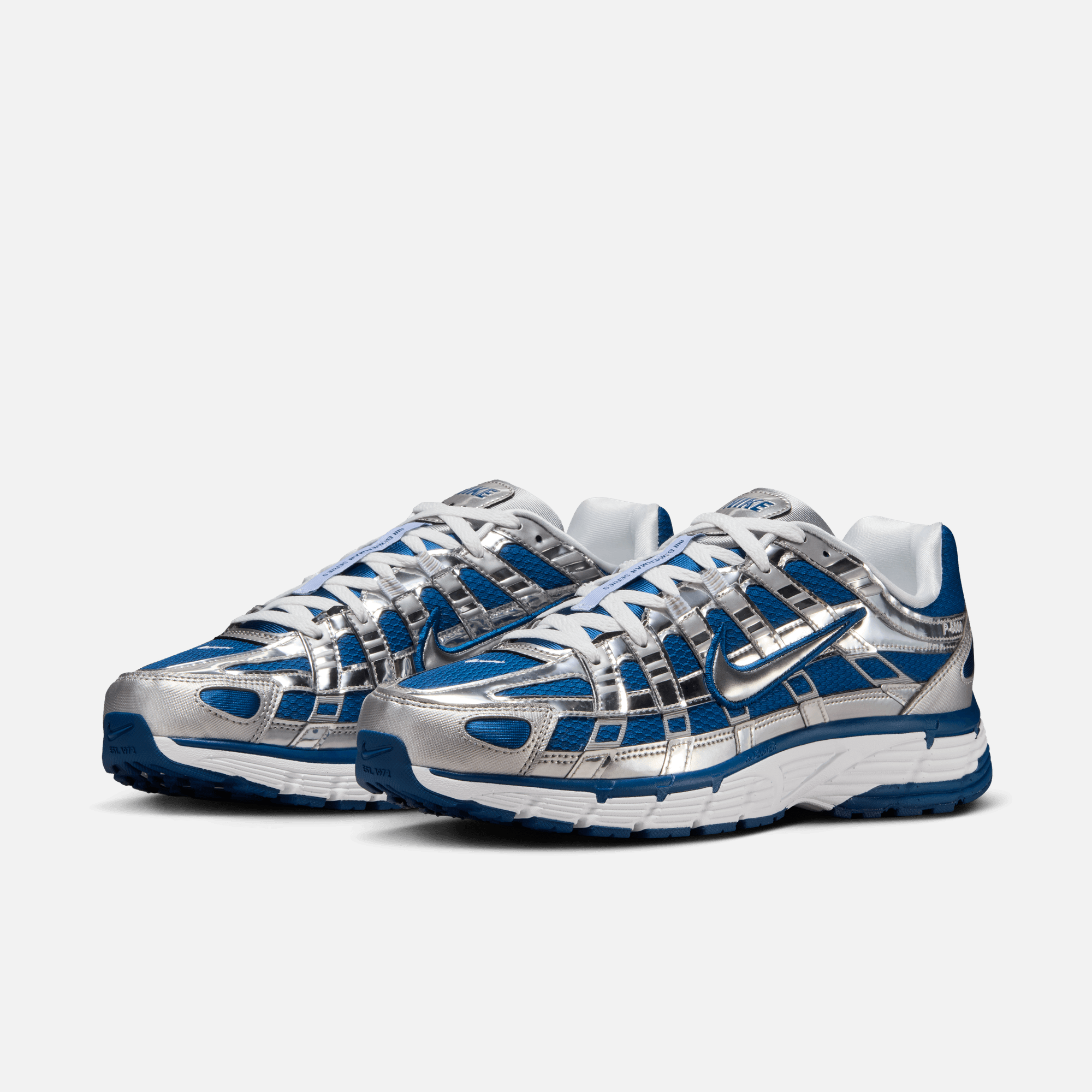 Nike P-6000 Court Blue Metallic Silver