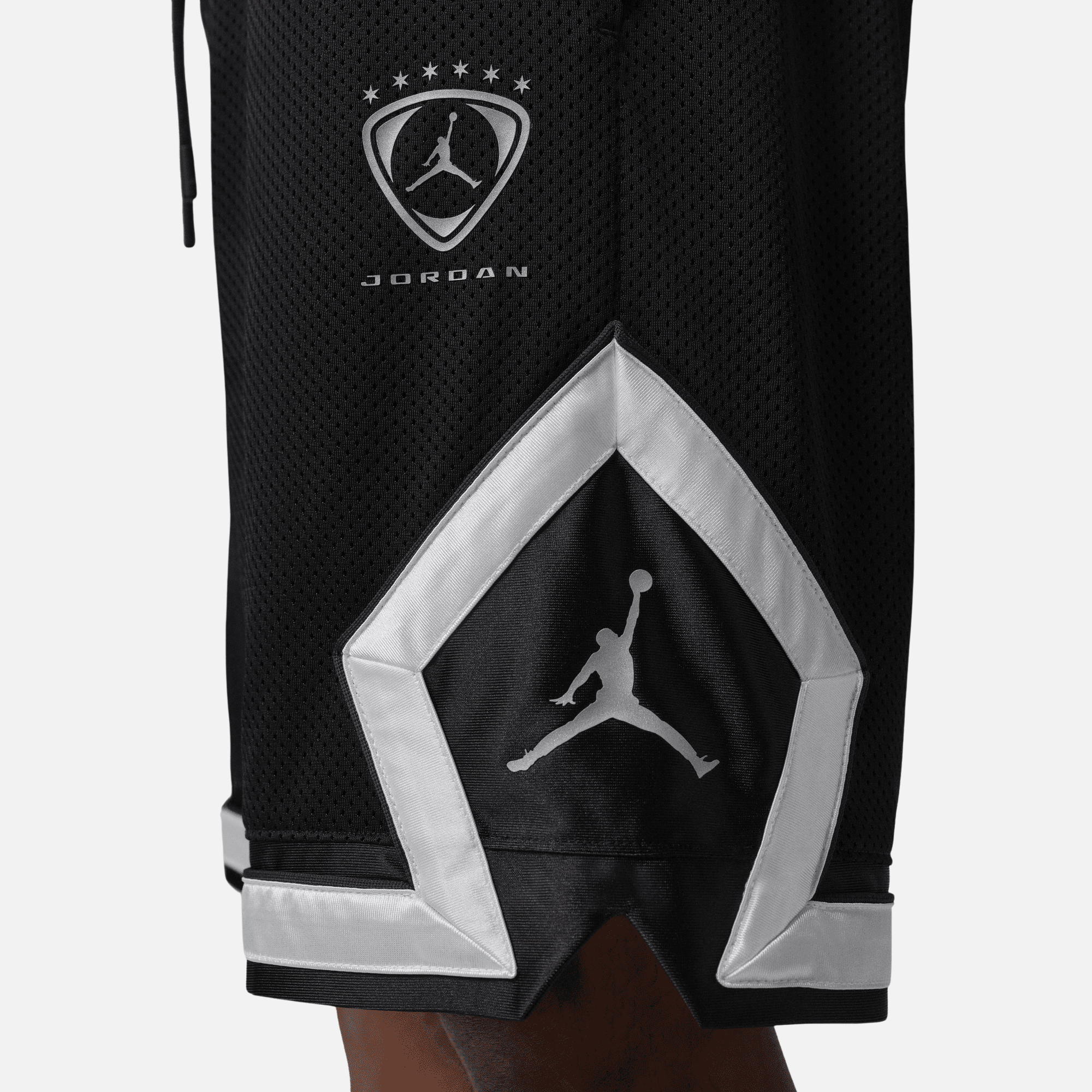 Air Jordan Brooklyn Black Diamond Mesh Shorts