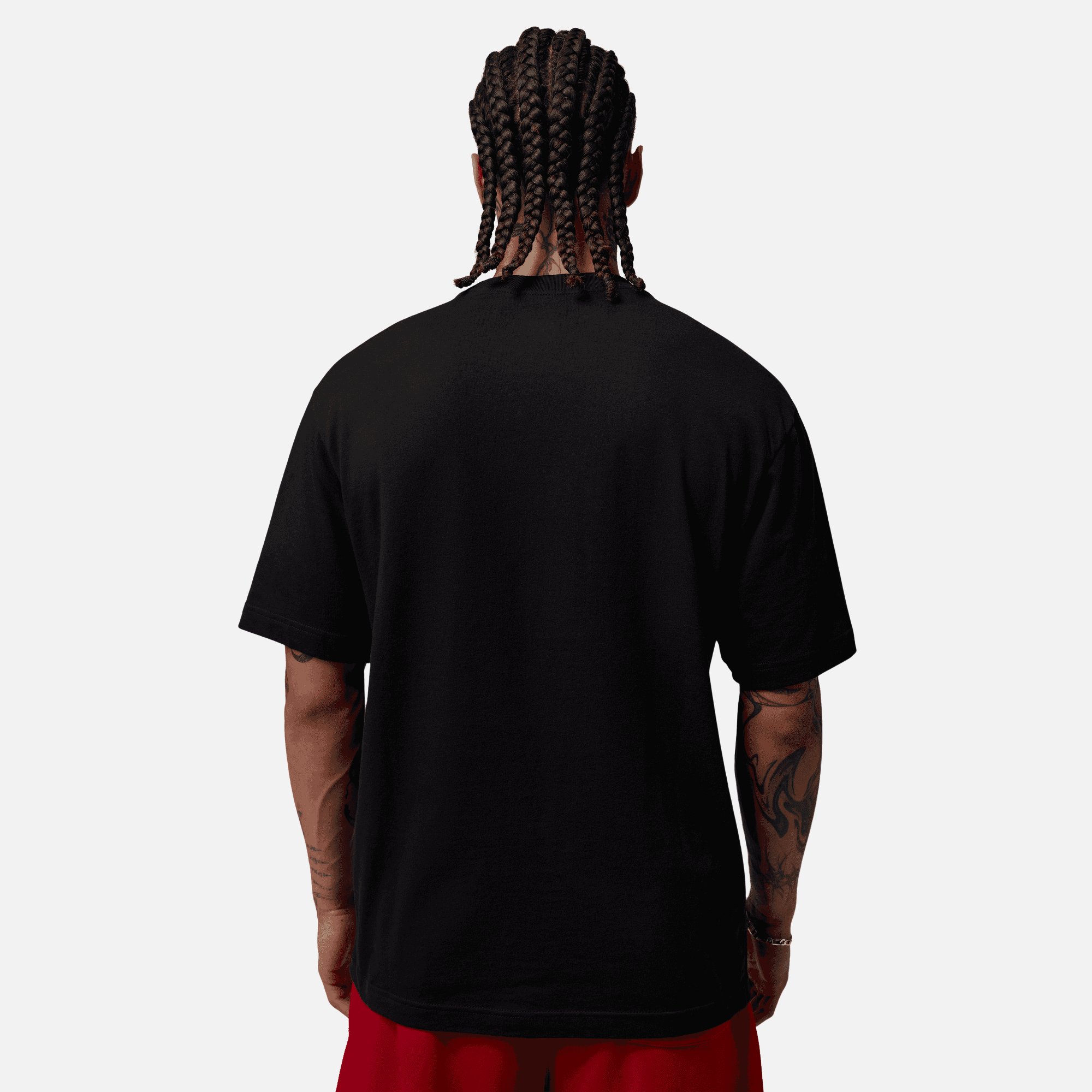 Air Jordan Brooklyn Toro Black Red T-Shirt