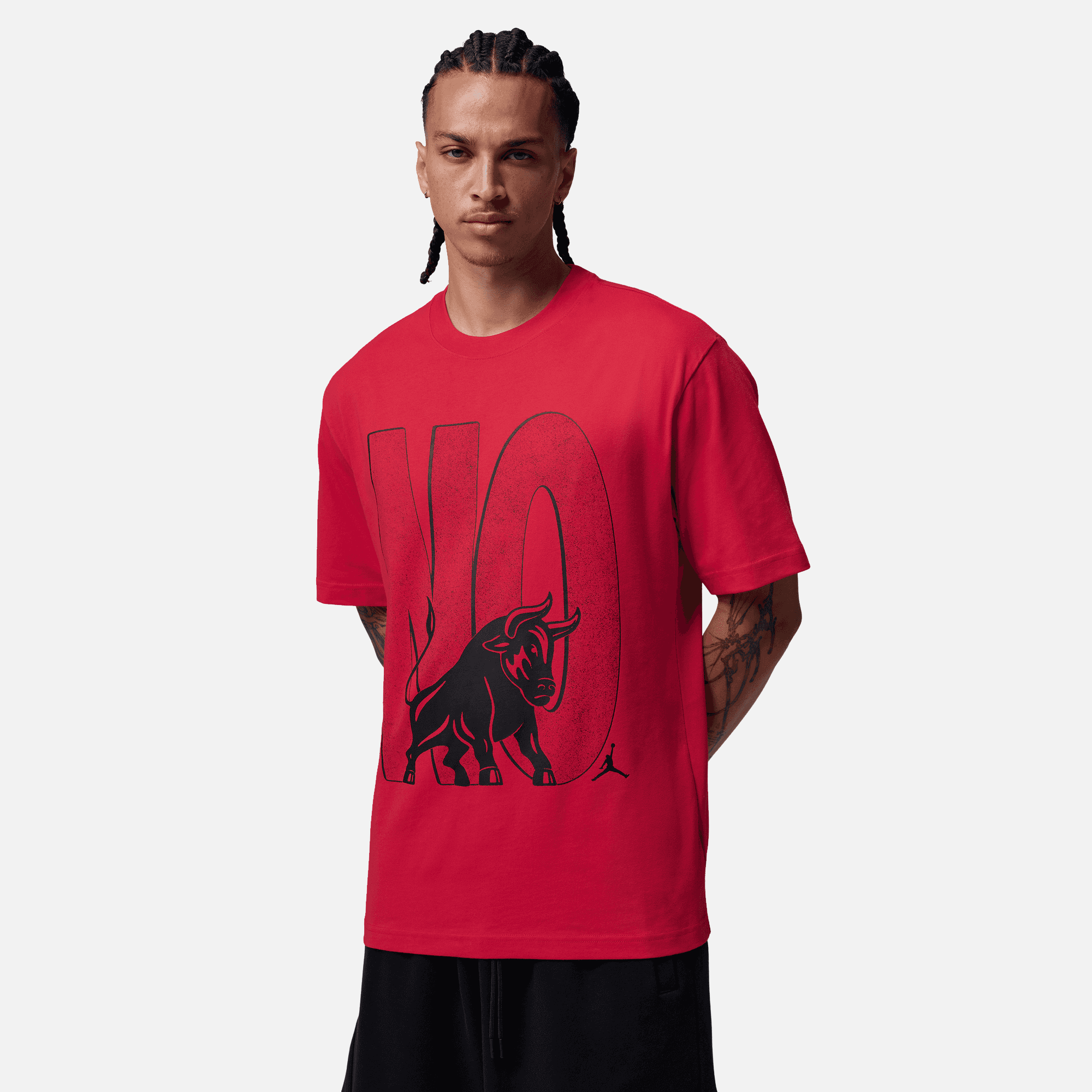 Air Jordan Brooklyn Toro Fire Red T-Shirt