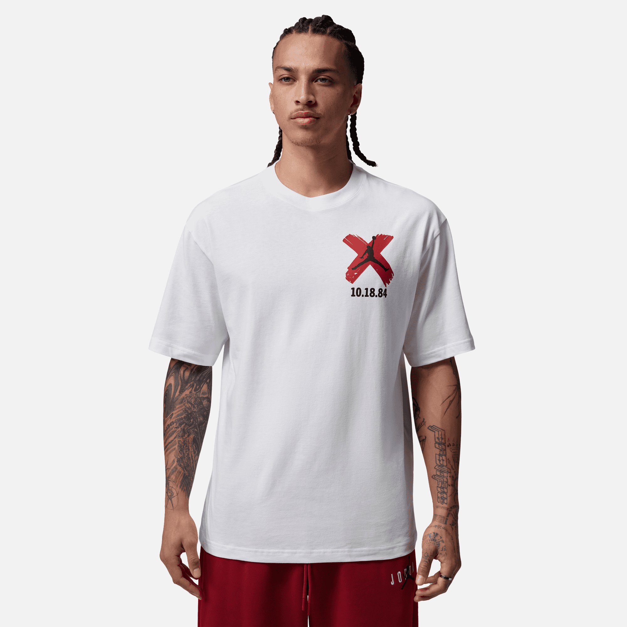 Air Jordan Brooklyn White Banned T-Shirt