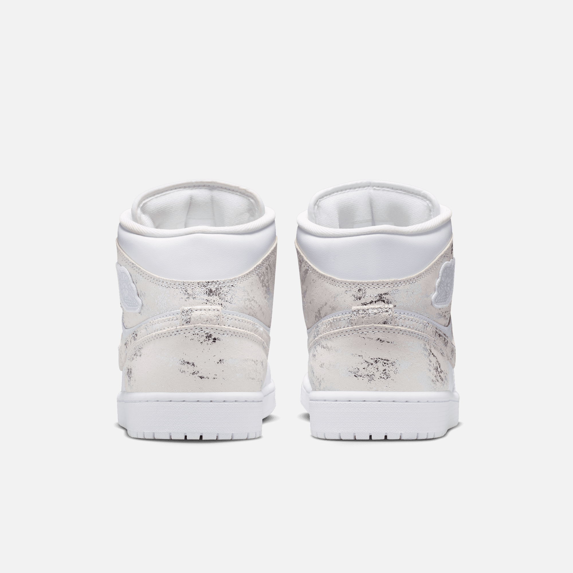 Air Jordan 1 Mid SE Distressed White Field Silver