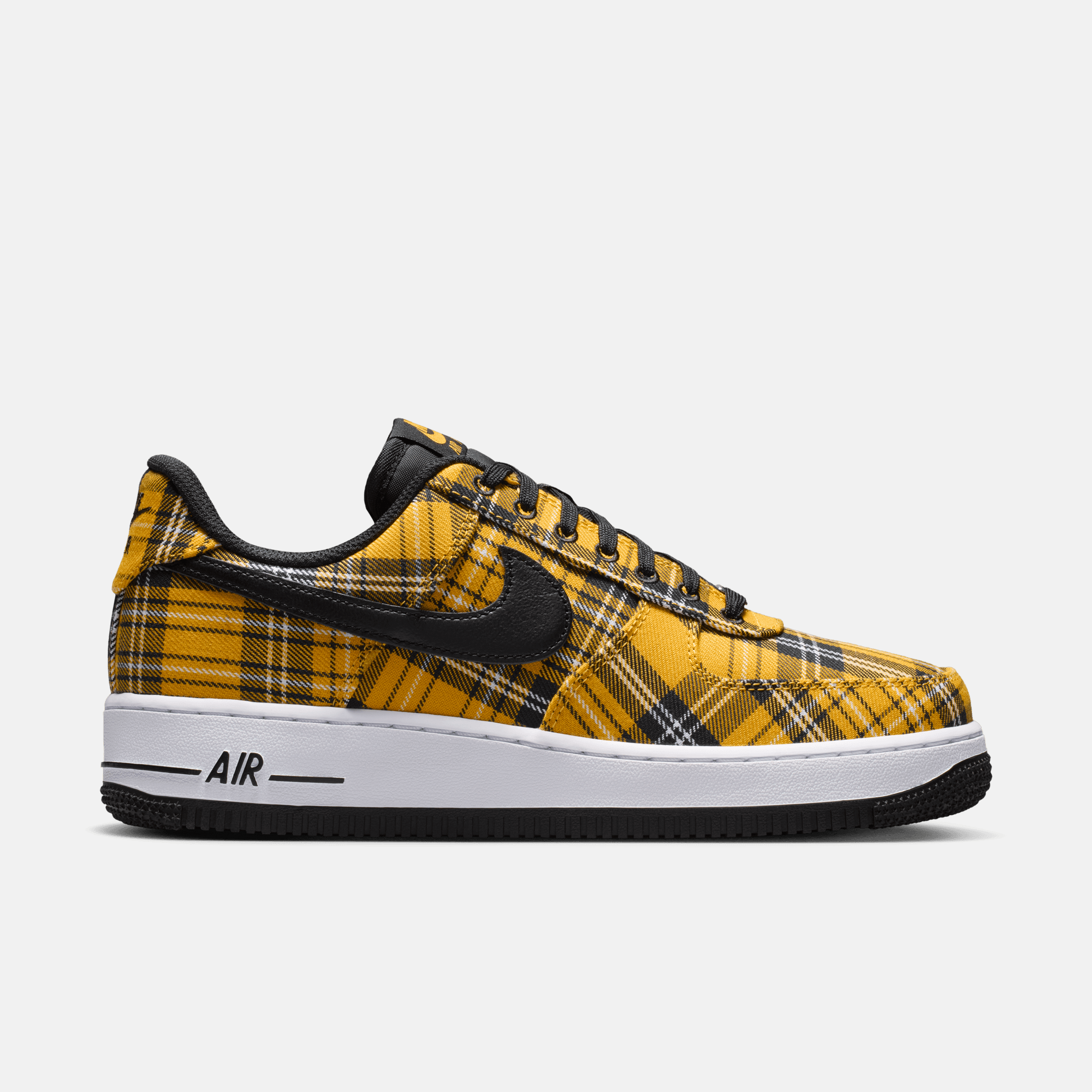 Nike Women's Air Force 1 Low Clueless Yellow Plaid