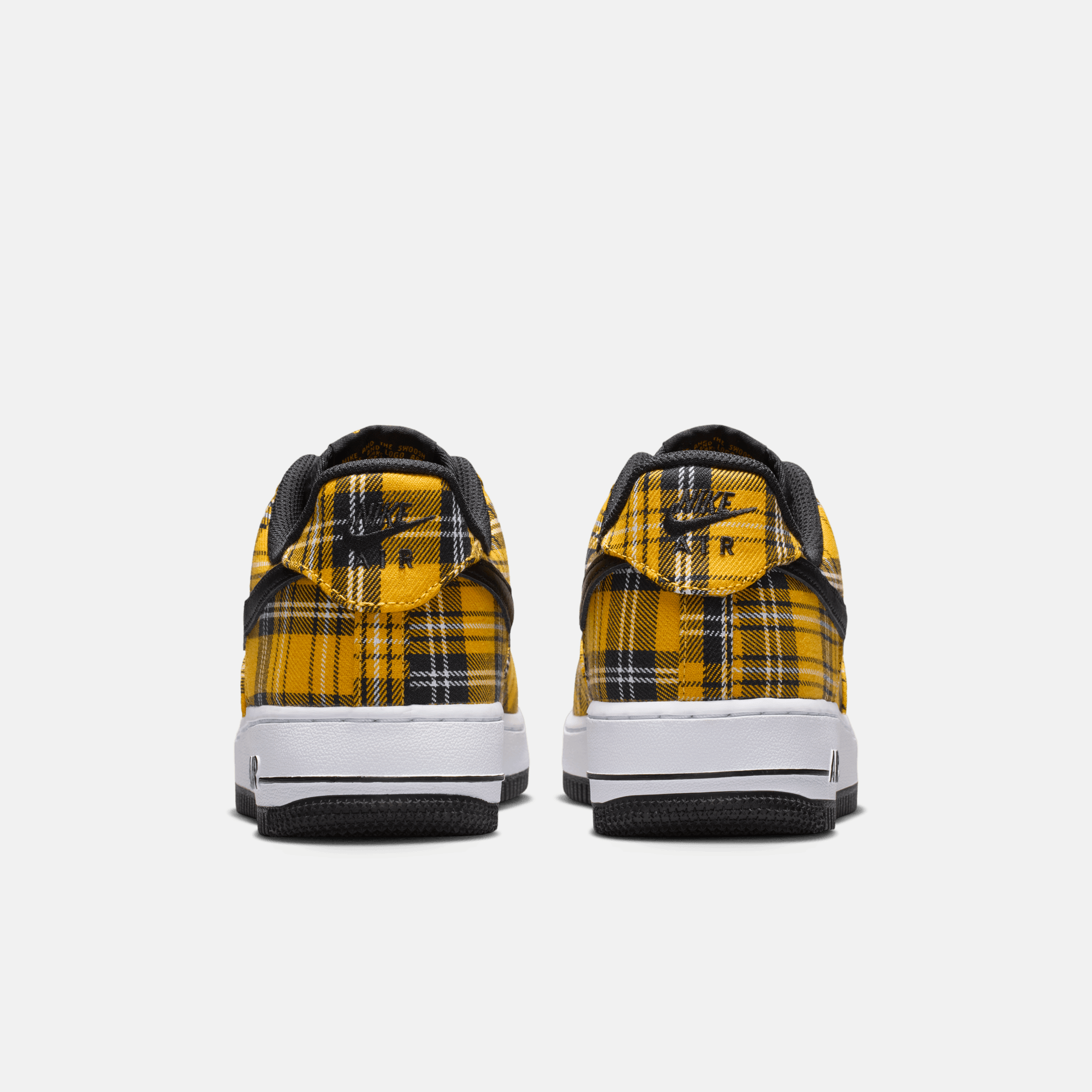 Nike Women's Air Force 1 Low Clueless Yellow Plaid