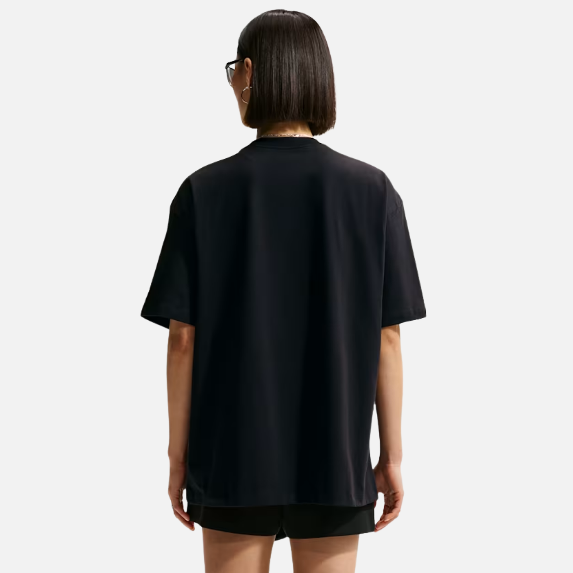 Nike Women's Oversized Cherry Black T-Shirt