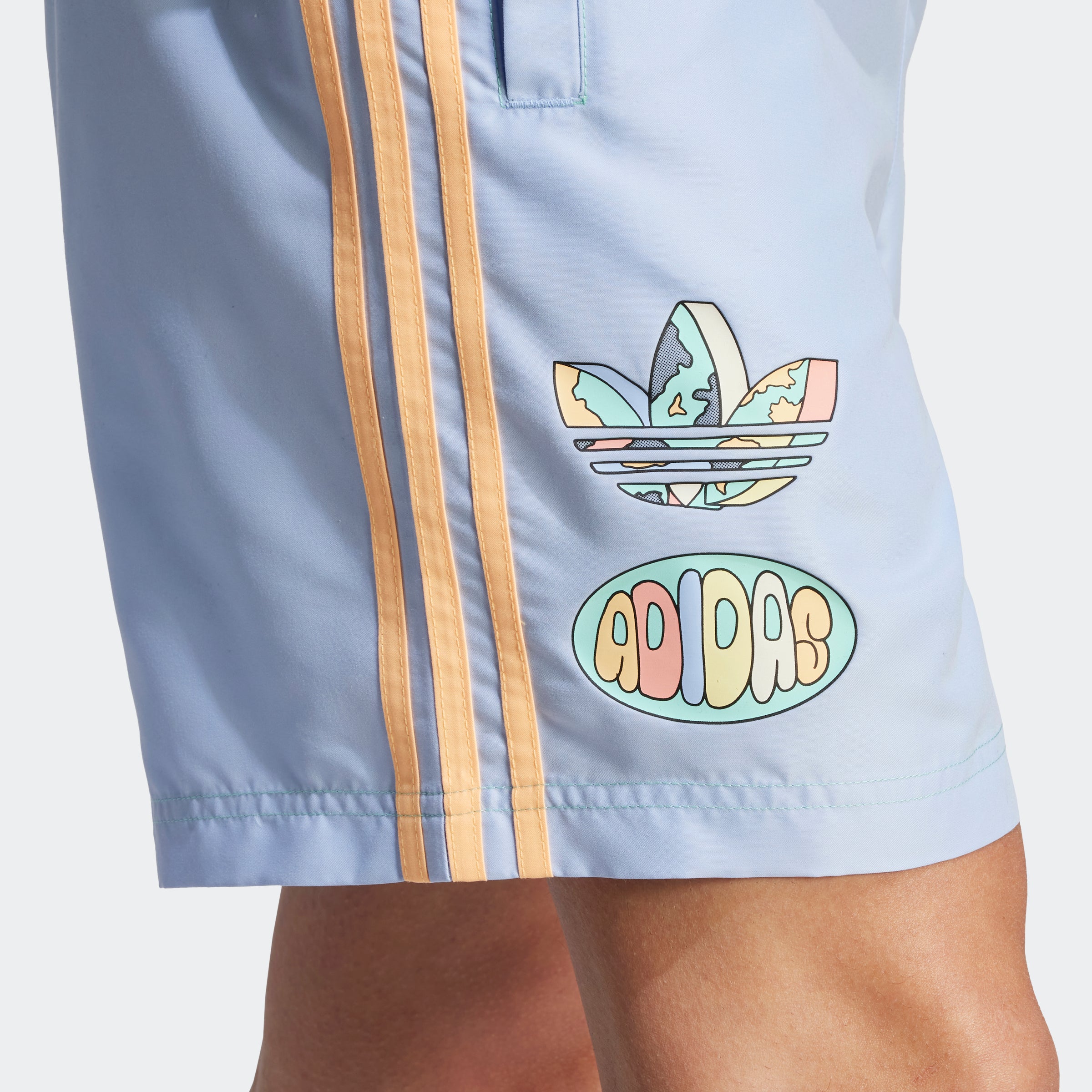 Adidas Enjoy Summer Blue Poly Shorts