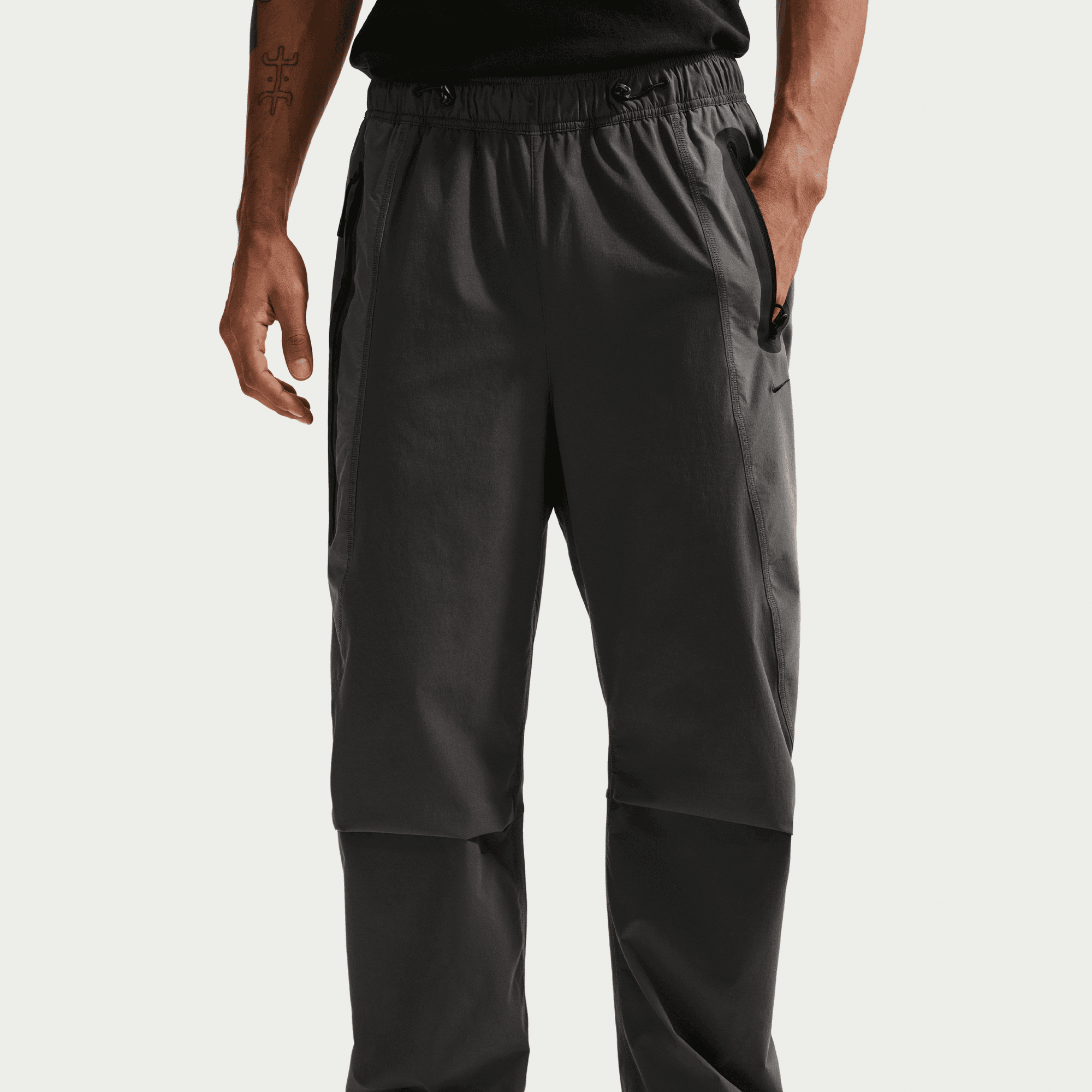 Nike Tech Dri-FIT Woven Grey Color-Block Pants