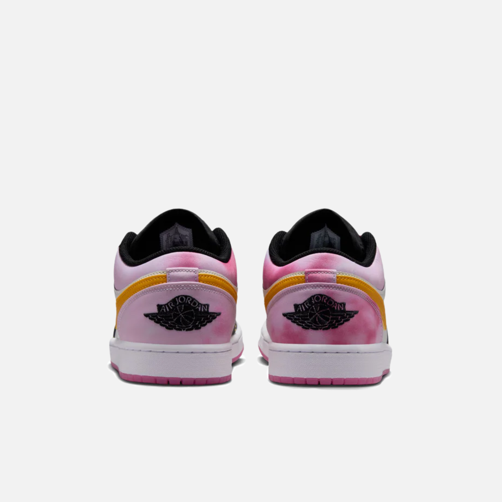 Air Jordan Big Kids' 1 Low SE BG Black Gold Hyper Pink (GS)