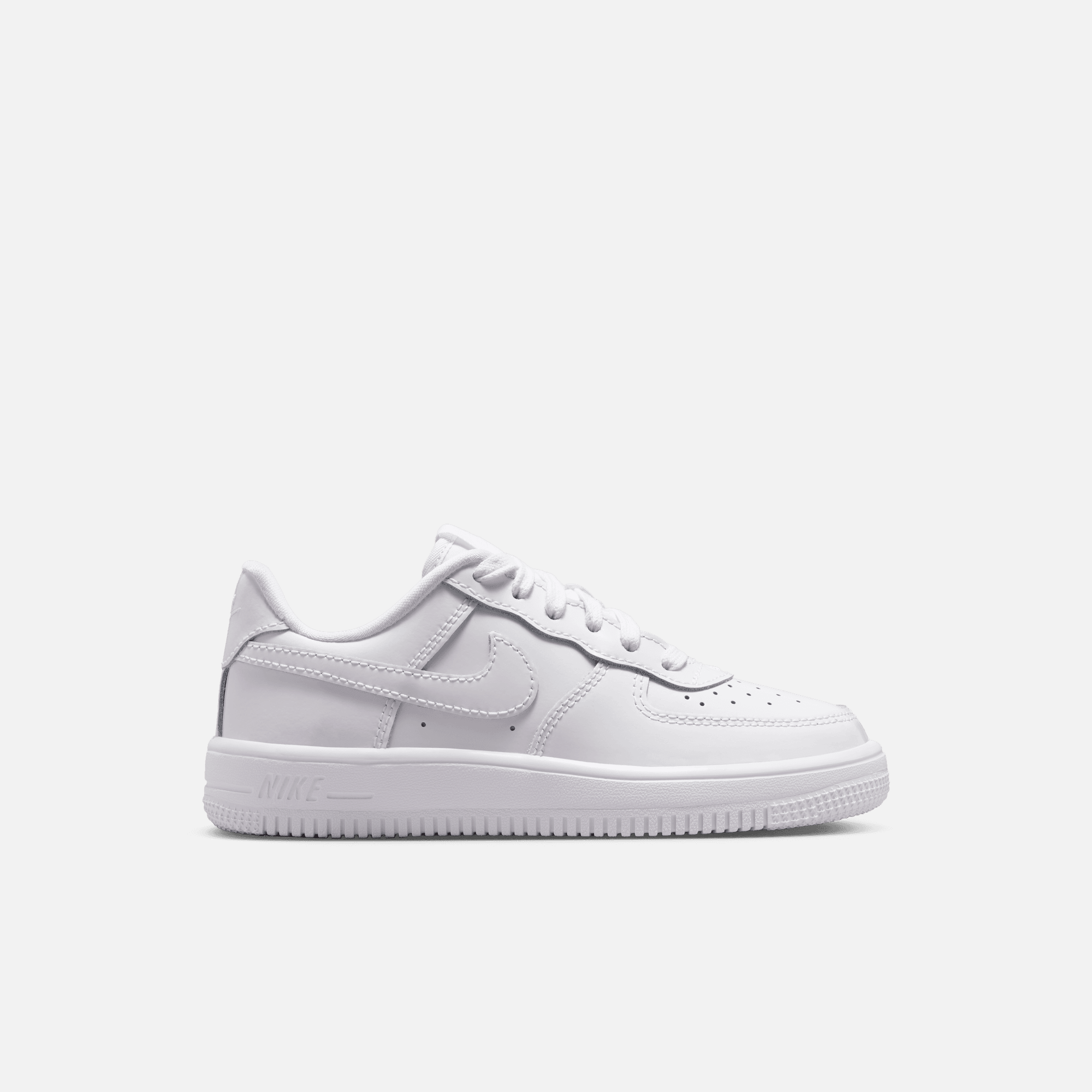 Nike Kids' Air Force 1 Low White Patent Leather (PS)