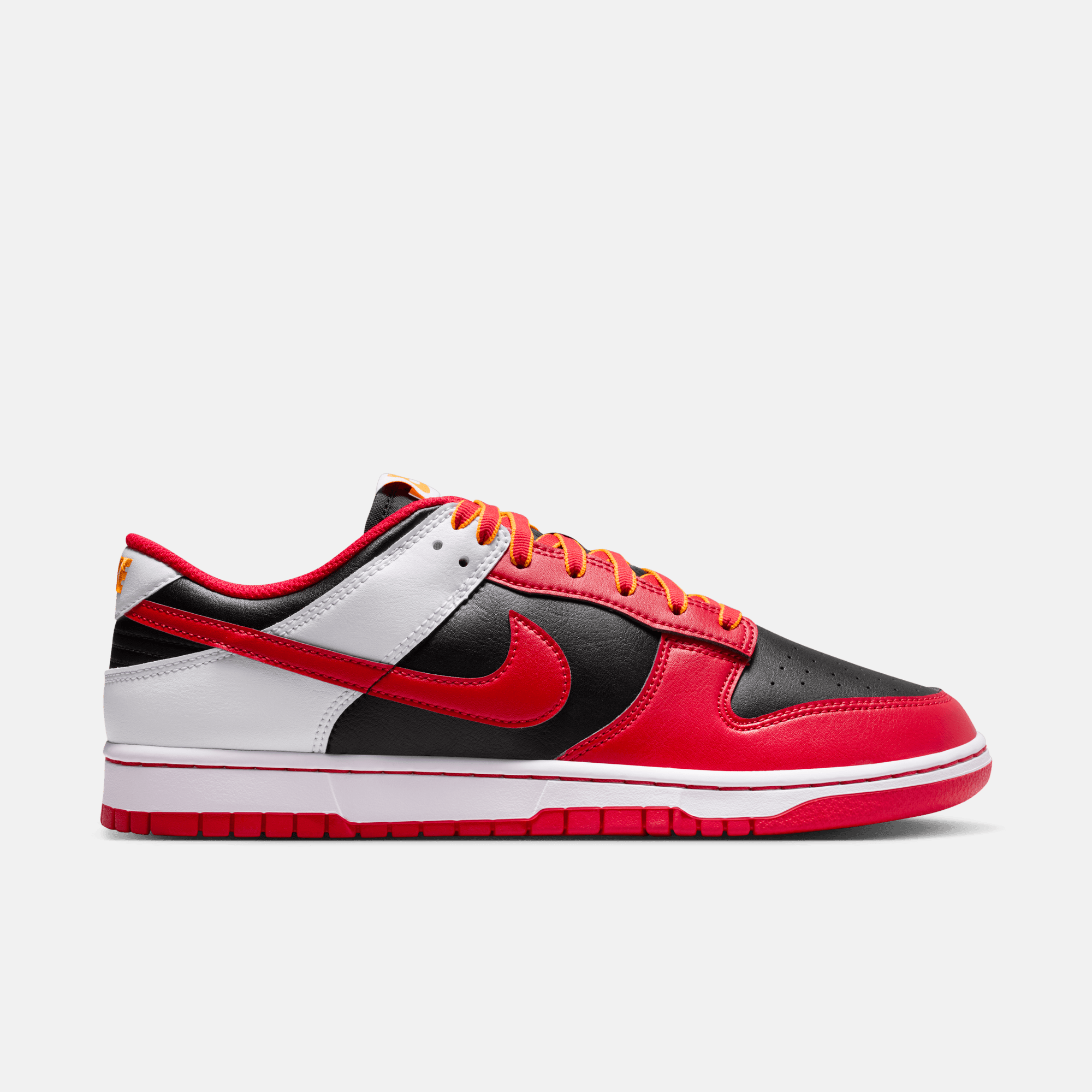 Nike Dunk Low Black White University Red – Puffer Reds