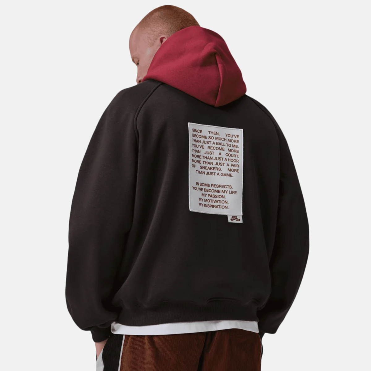 Air Jordan Brooklyn Black Red Hoodie