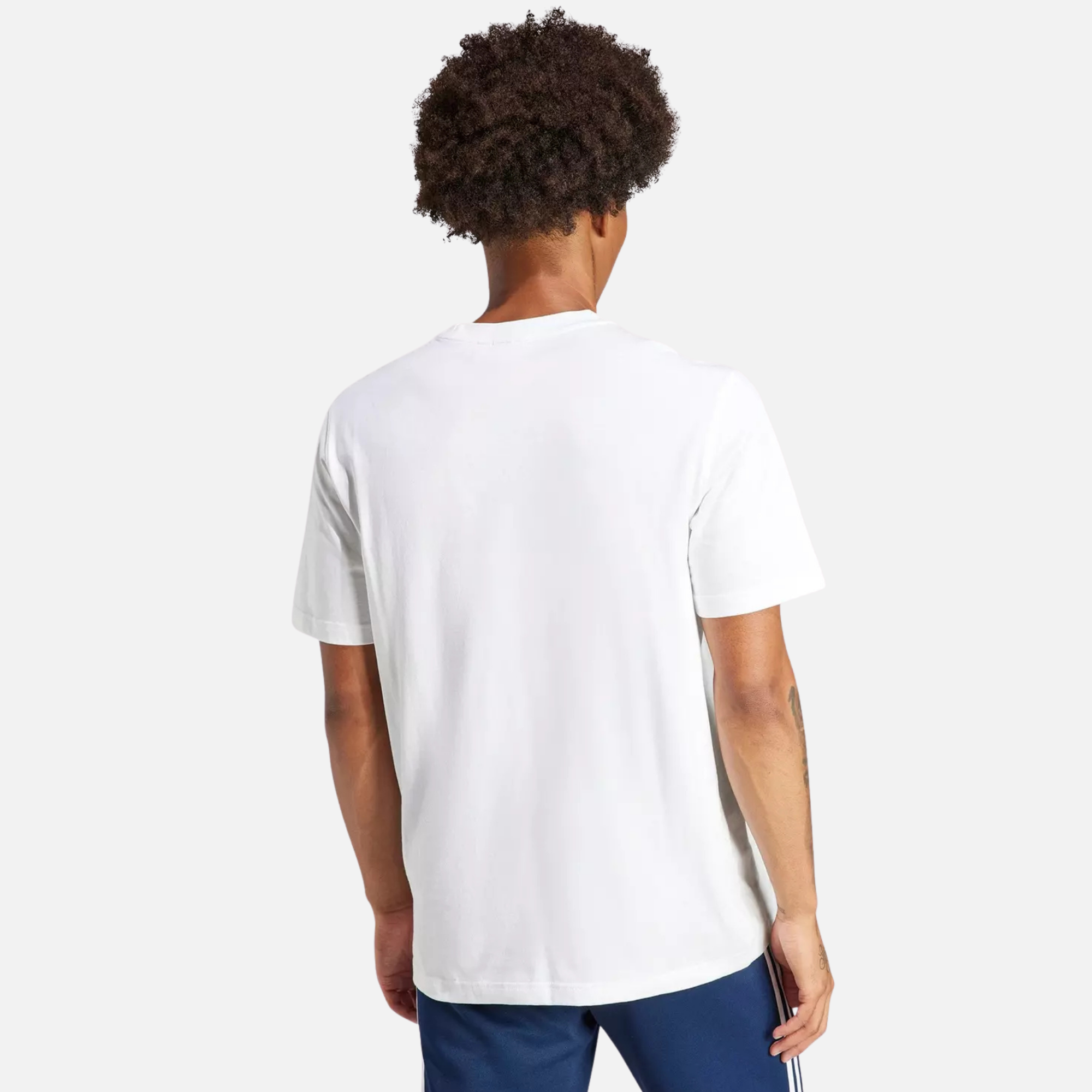 Adidas Trefoil White Black T-Shirt
