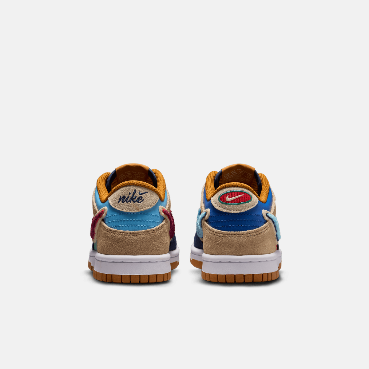 Nike Big Kids' Dunk Low Midnight Navy Speed Red (GS)