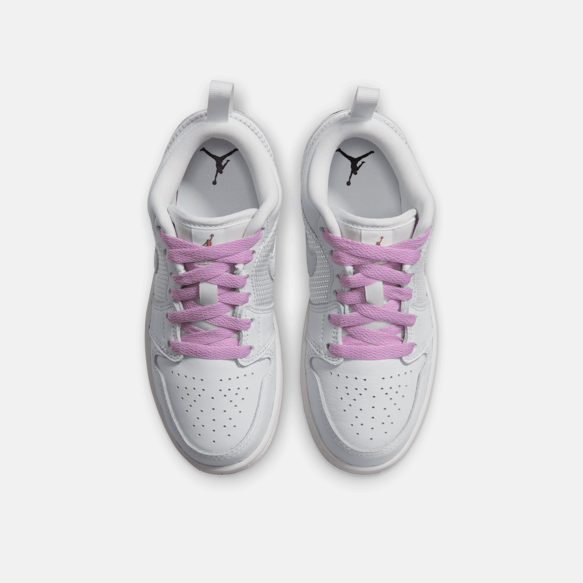 Air Jordan Kids' 1 Low SE Summit White Artic Pink (PS)
