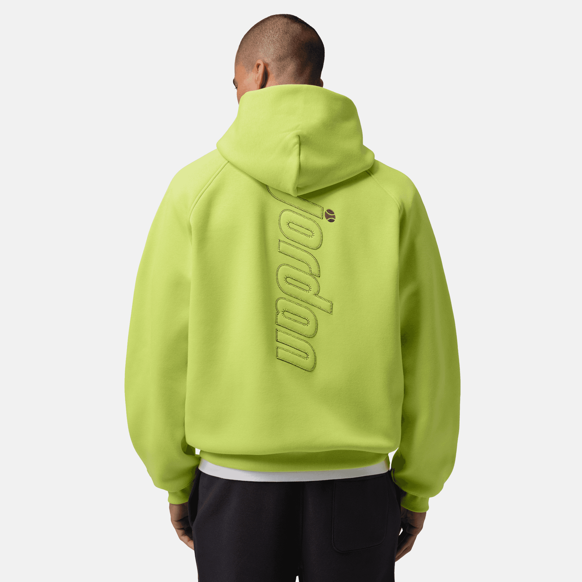 Air Jordan Brooklyn Fleece Lime Pullover Hoodie