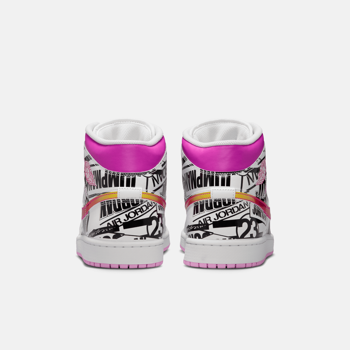 Air Jordan 1 Mid What The Logo