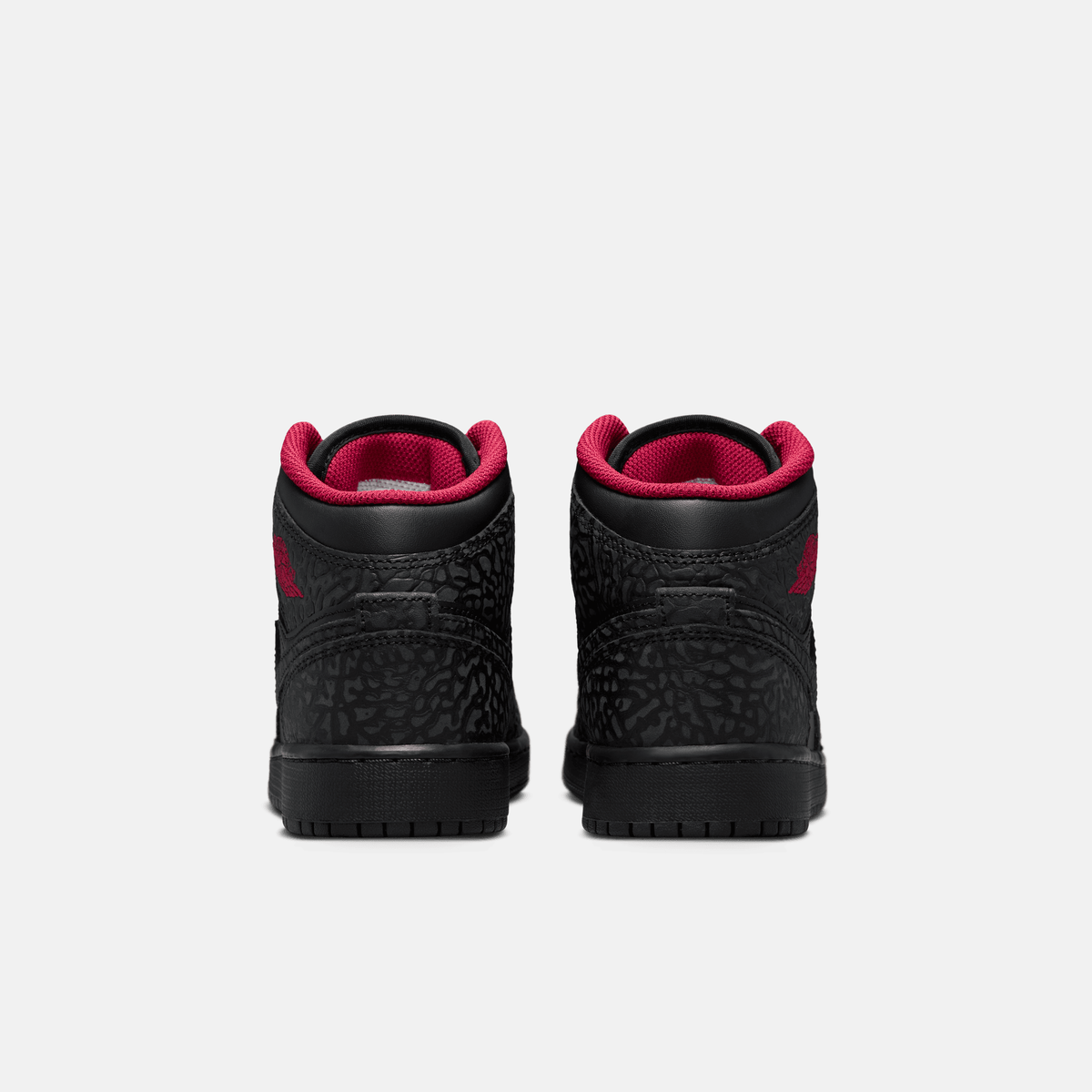 Air Jordan Big Kids' 1 Mid Elephant Print (GS)