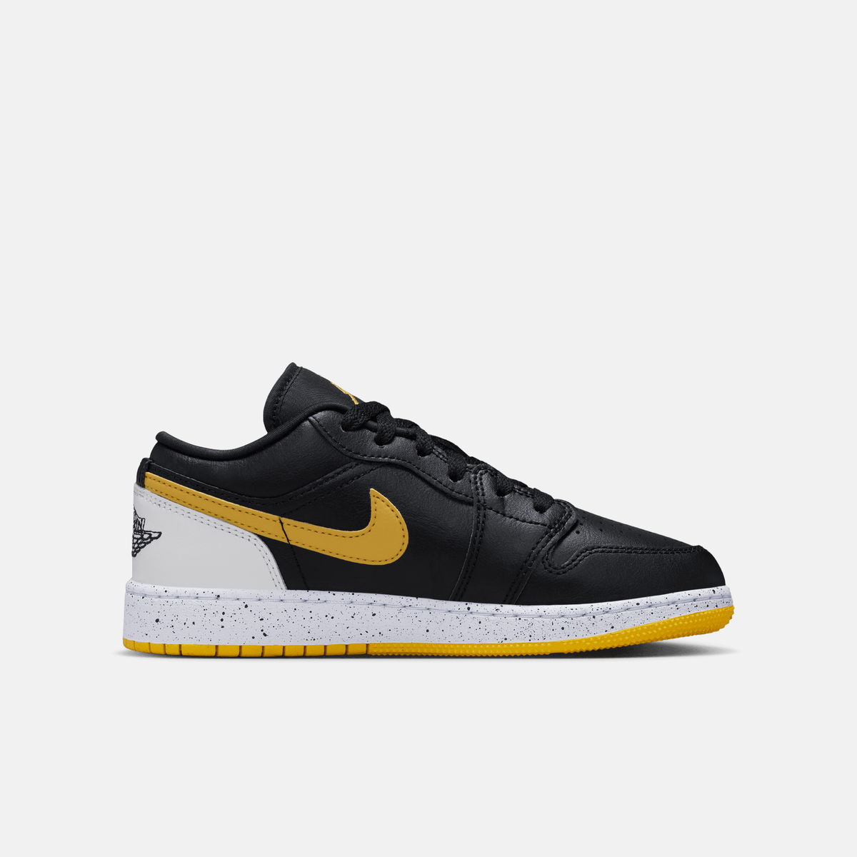 Air Jordan Big Kids' 1 Low Black Tour Yellow (GS)