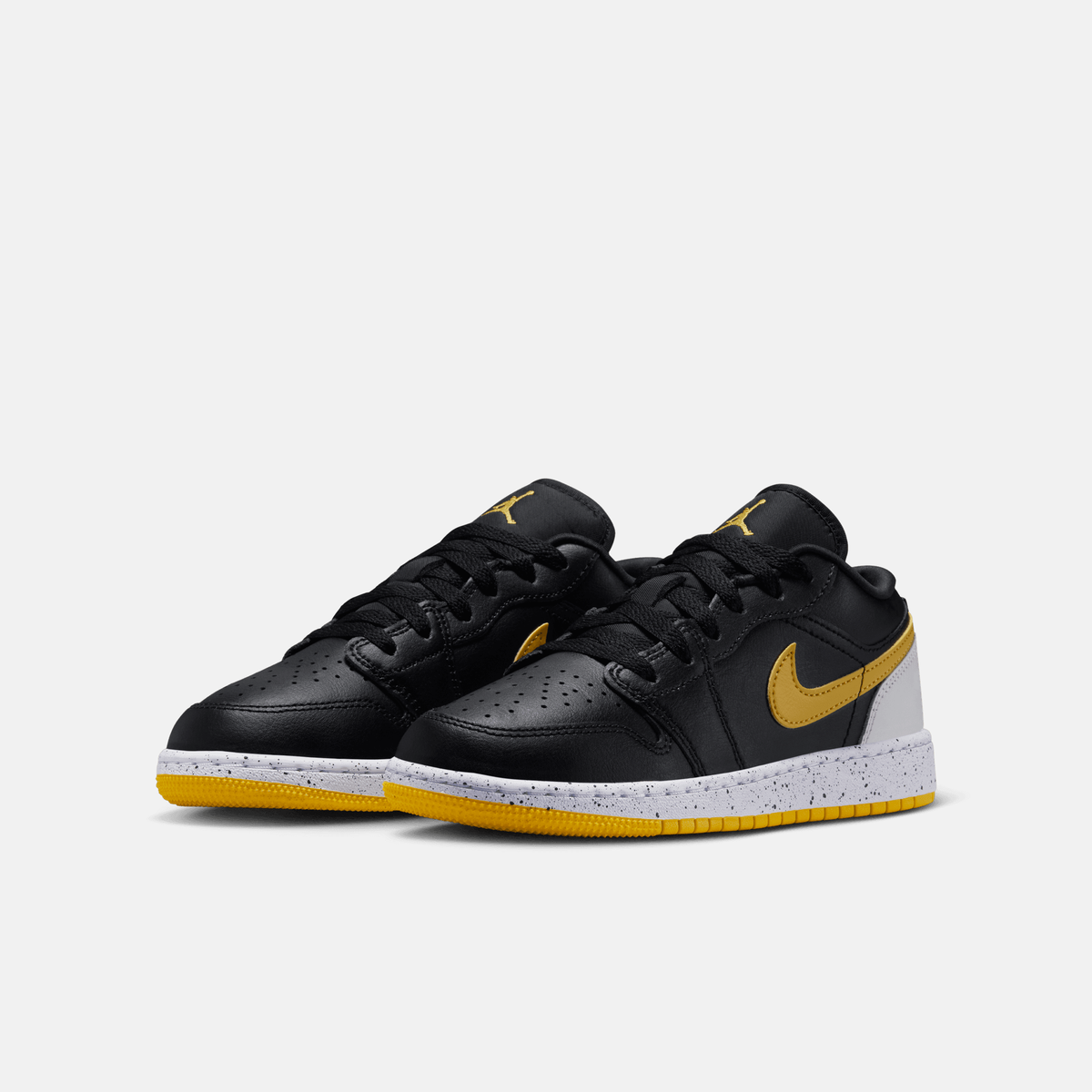 Air Jordan Big Kids' 1 Low Black Tour Yellow (GS)