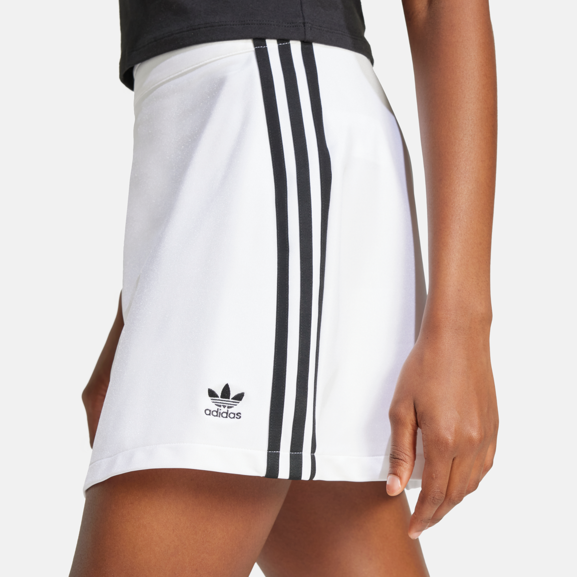 Adidas Women's Adicolor 3-Stripes Mini Skirt White