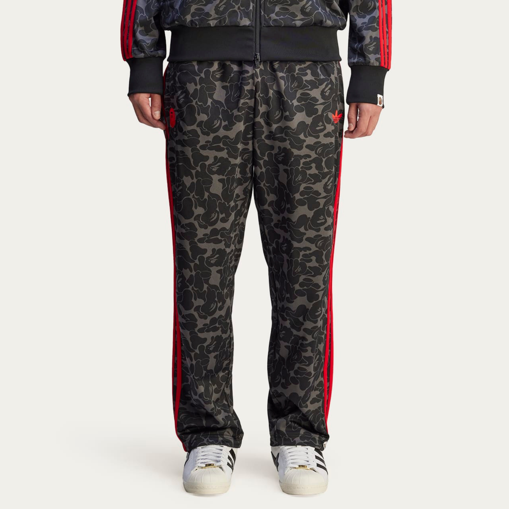 Adidas x BAPE Firebird Black Track Pants