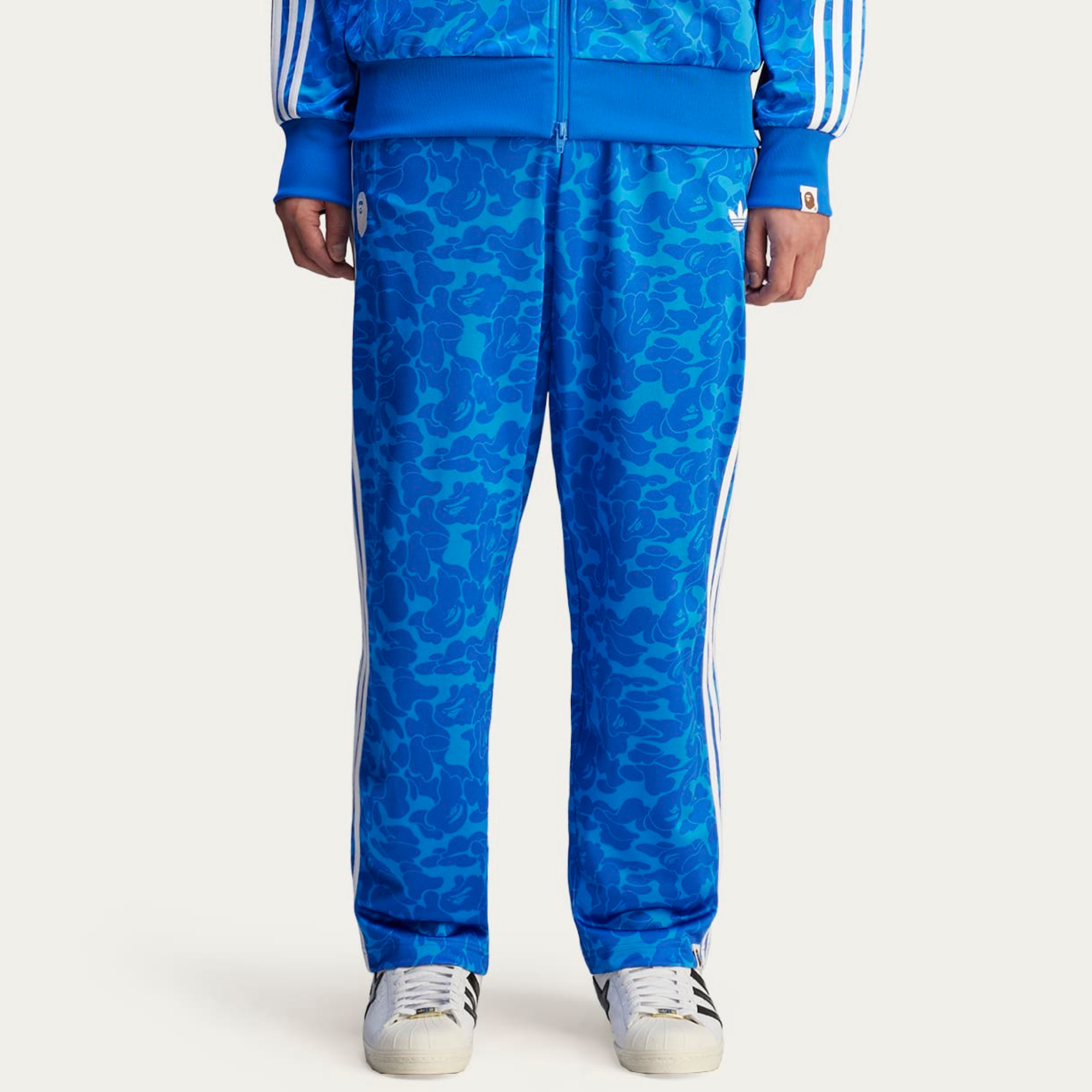Adidas x BAPE Firebird Blue Track Pants