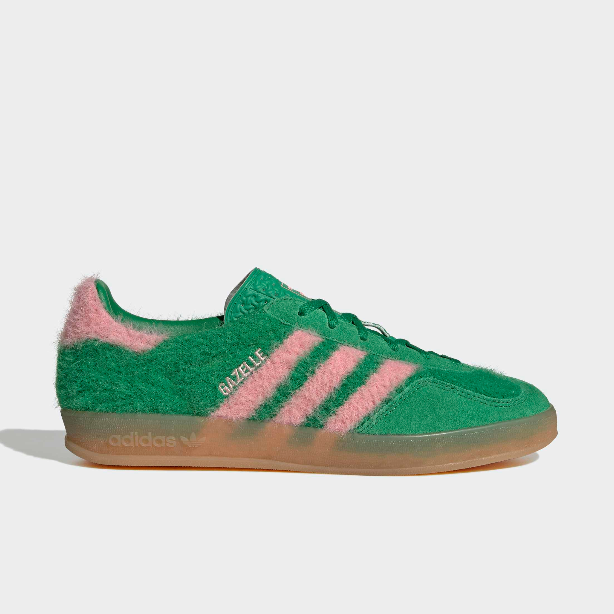 Adidas Women's Gazelle Indoor Green Glow Pink